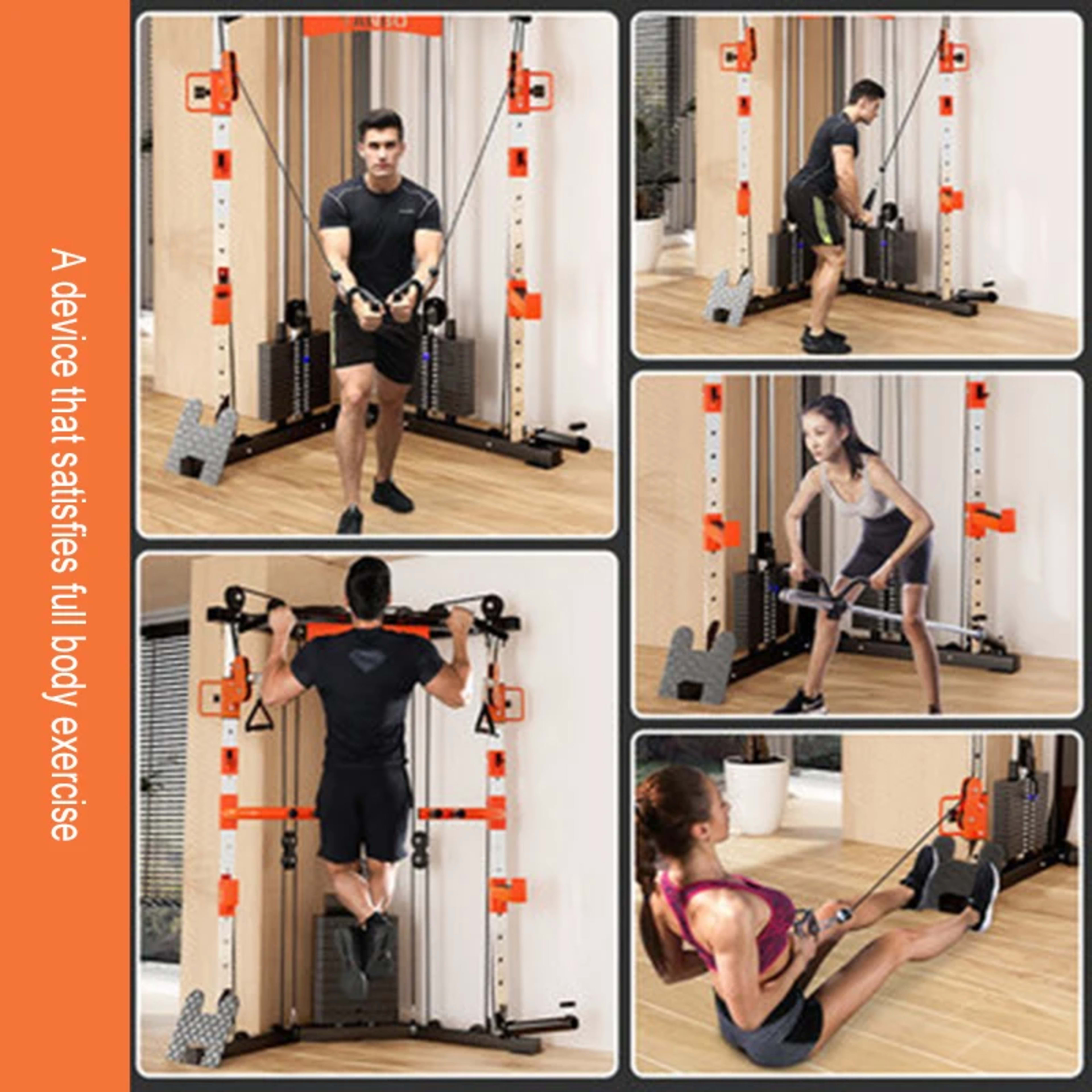 Multifunctional Squatting Frame, Gantry Frame, Household Fitness Equipment, Small Bird Comprehensive Trainer, New 4