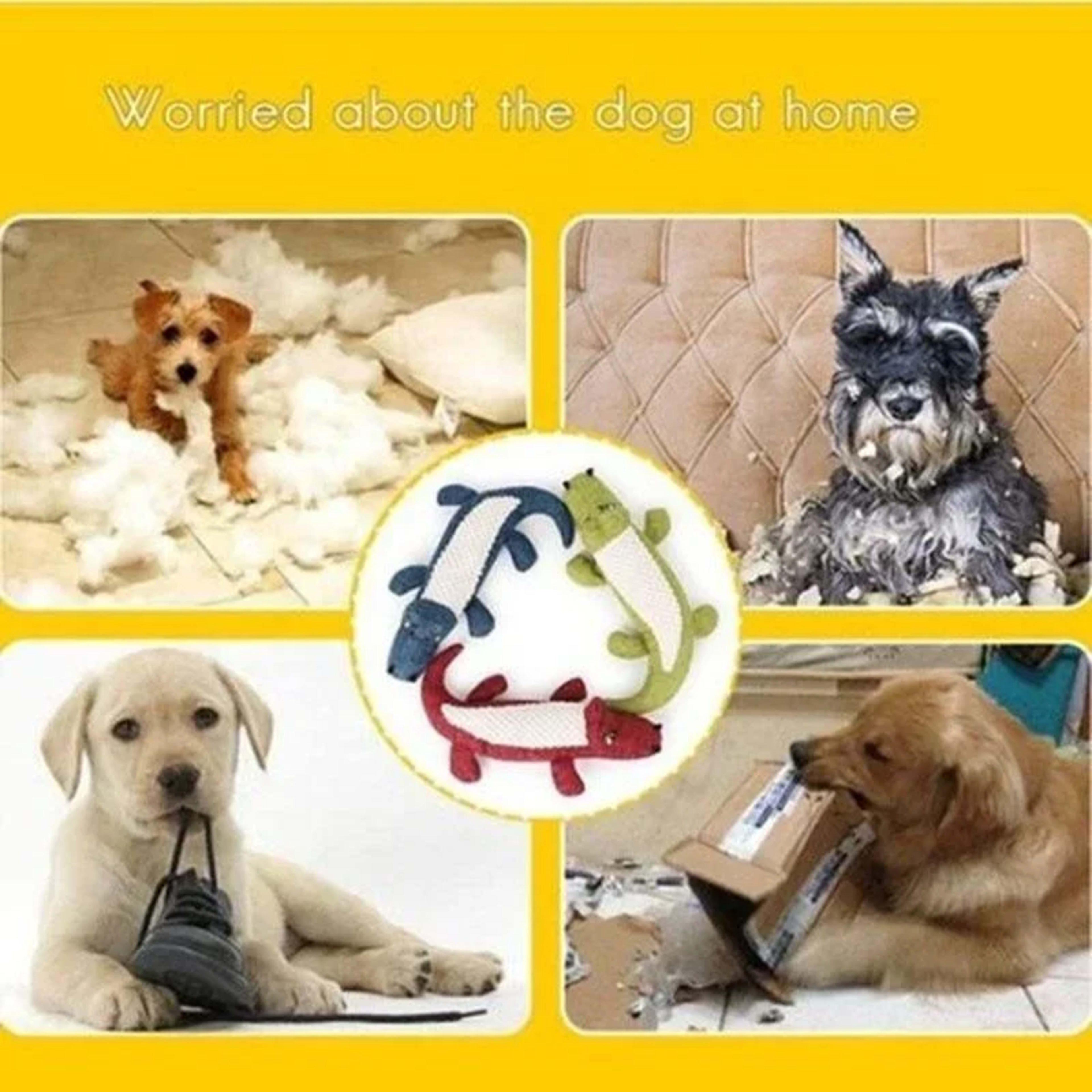 Pet Dog Toys Sound-Sounding Interactive Cartoon Animal Plush Toy Pet Supplies 3