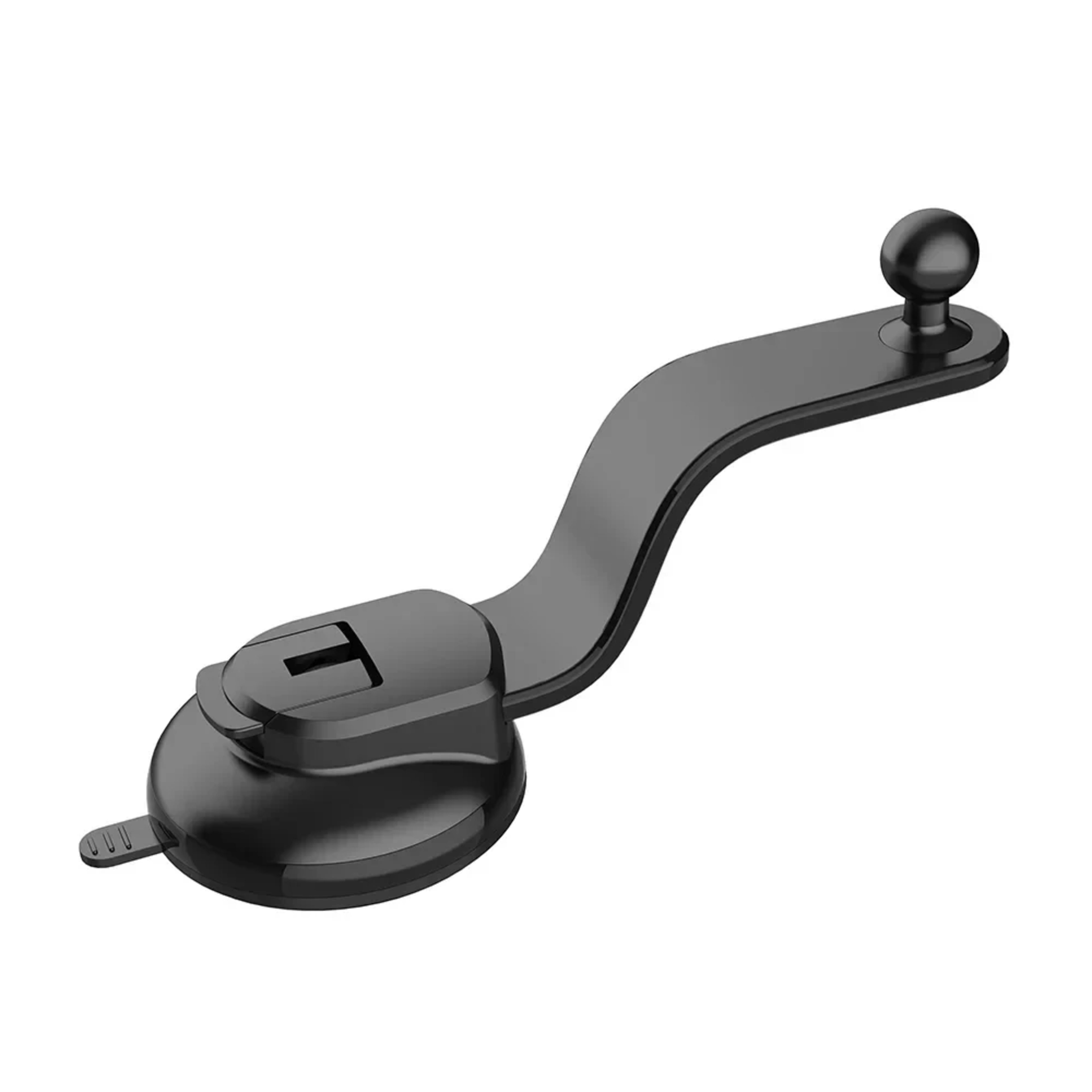 Accessories: Suction Cup Car Phone Bracket - 17mm Universal Ball, Telescopic Arm & Foldable 6