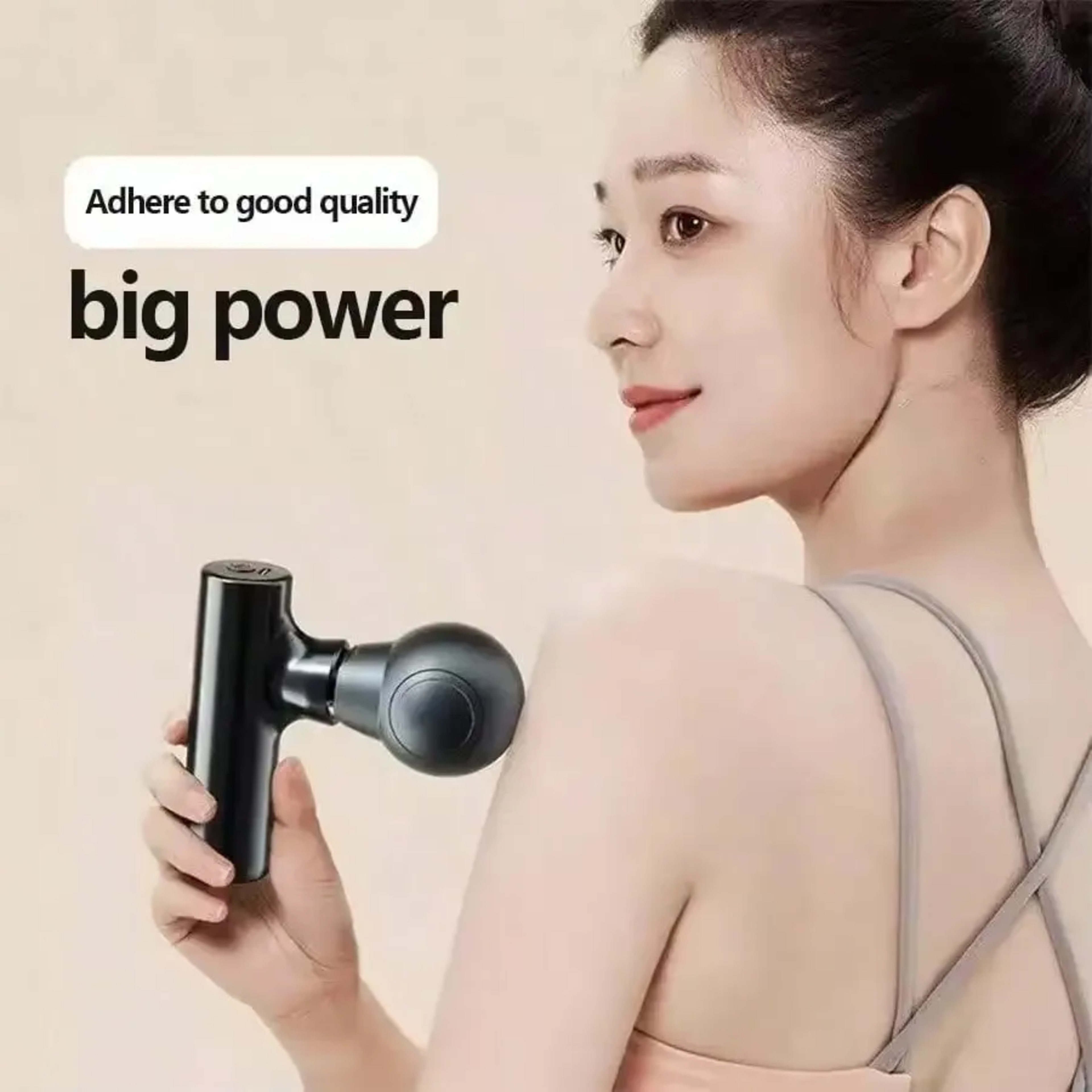2026 Massage Gun, Deep Tissue Muscle Handheld Percussion Massager For Body, Back And Neck, Ultra Compact Elegant Design  1