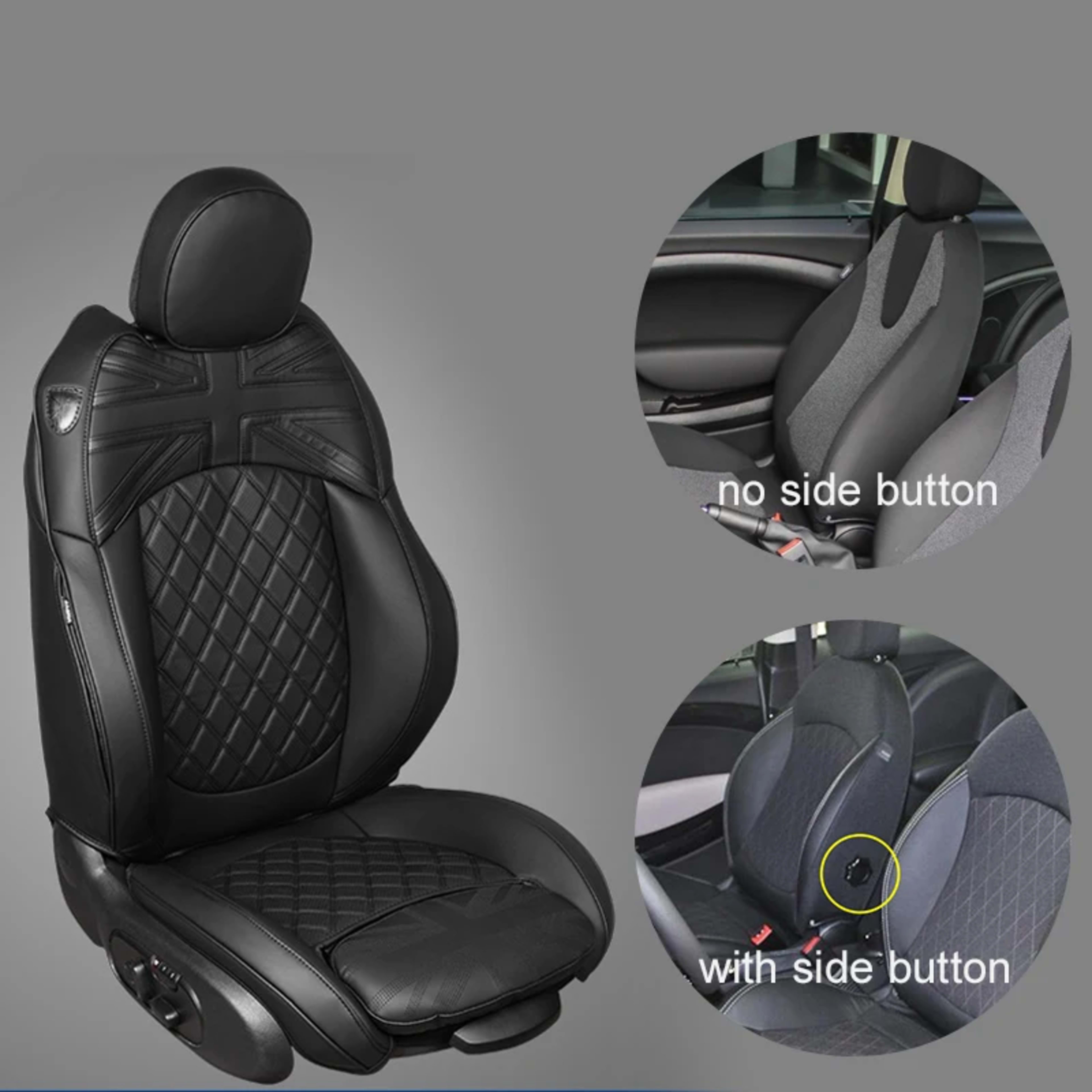 Car Accessories for MINI Cooper R50 R53 HATCHBACK R55 Clubman R56 R57 CABRIO R60 Countryman Custom  Seat Covers Leather  8