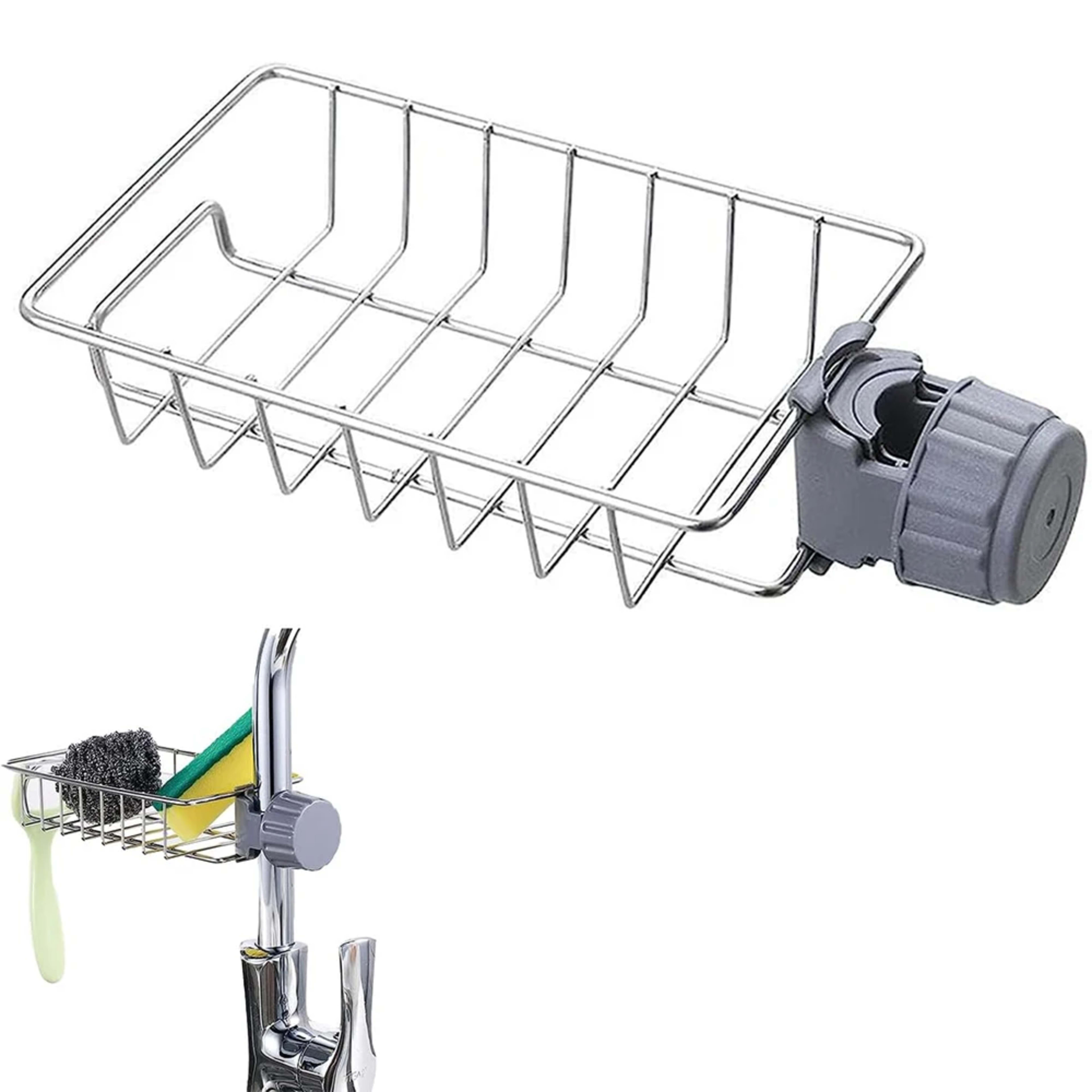 Kitchen Sink Drain Rack Sponge Storage Flexible Faucet Holder Soap Drainer Towel Rack Shelf Organizer Kitchen Accessorie 1