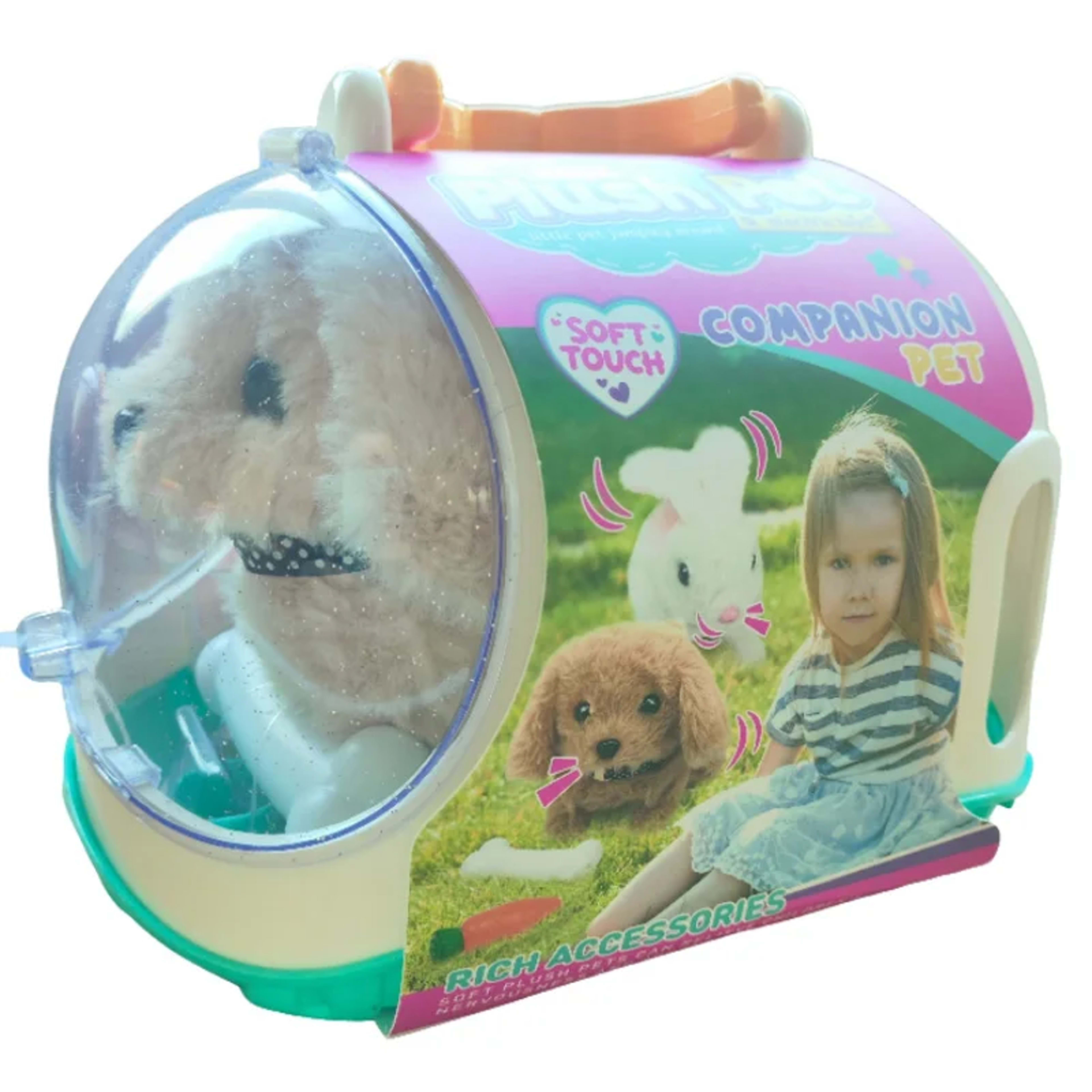 New Electronic Pet Dog Toy Walking Interactive Dog Plush Doll Toys Vibrating Automatic Moving Electric Puppy Gift For Ba 5