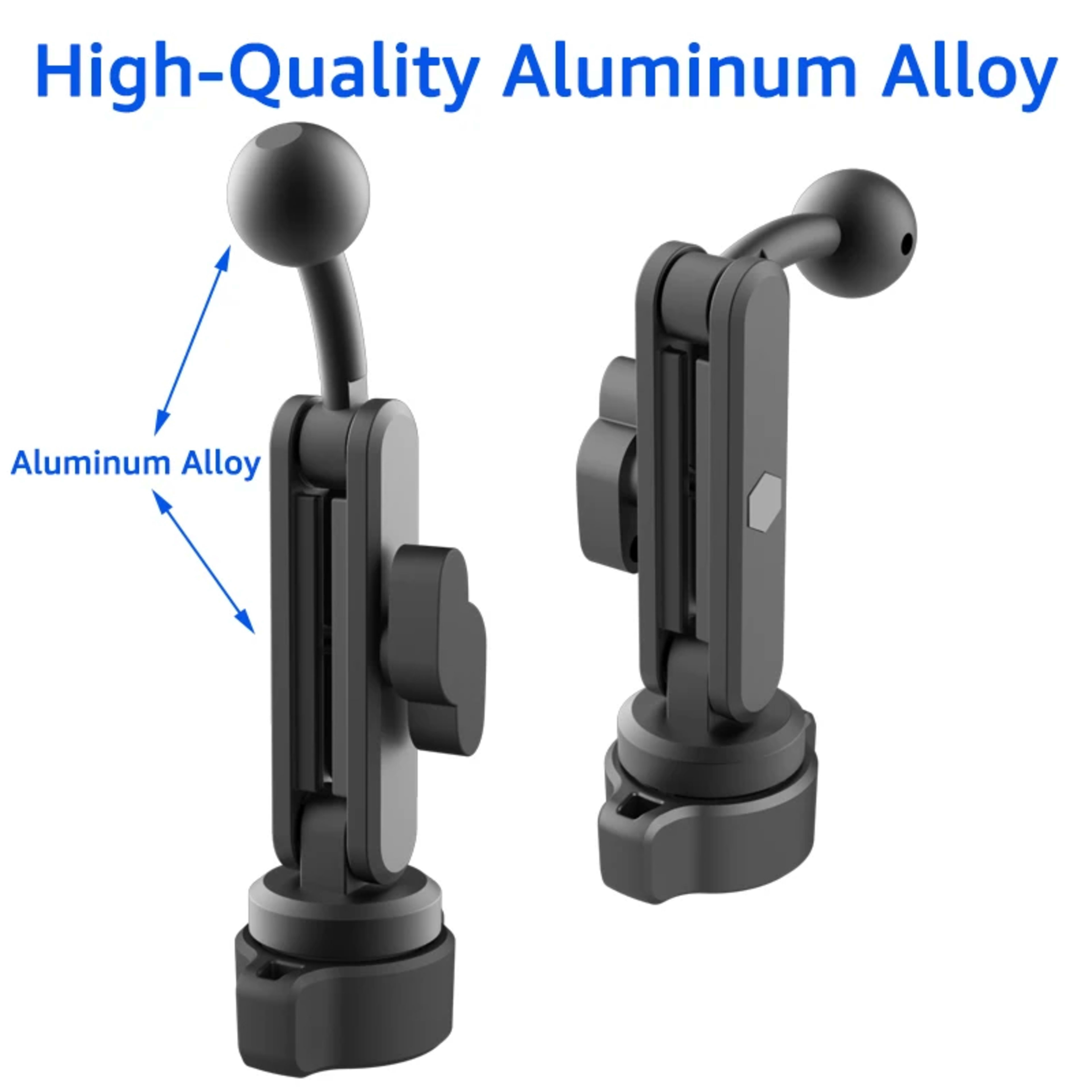 17mm Ball Head Connecting Extension Rod Car Phone Holder Joint Extension Phone GPS Stand 360° Rotatable Phone Mount Acce 4