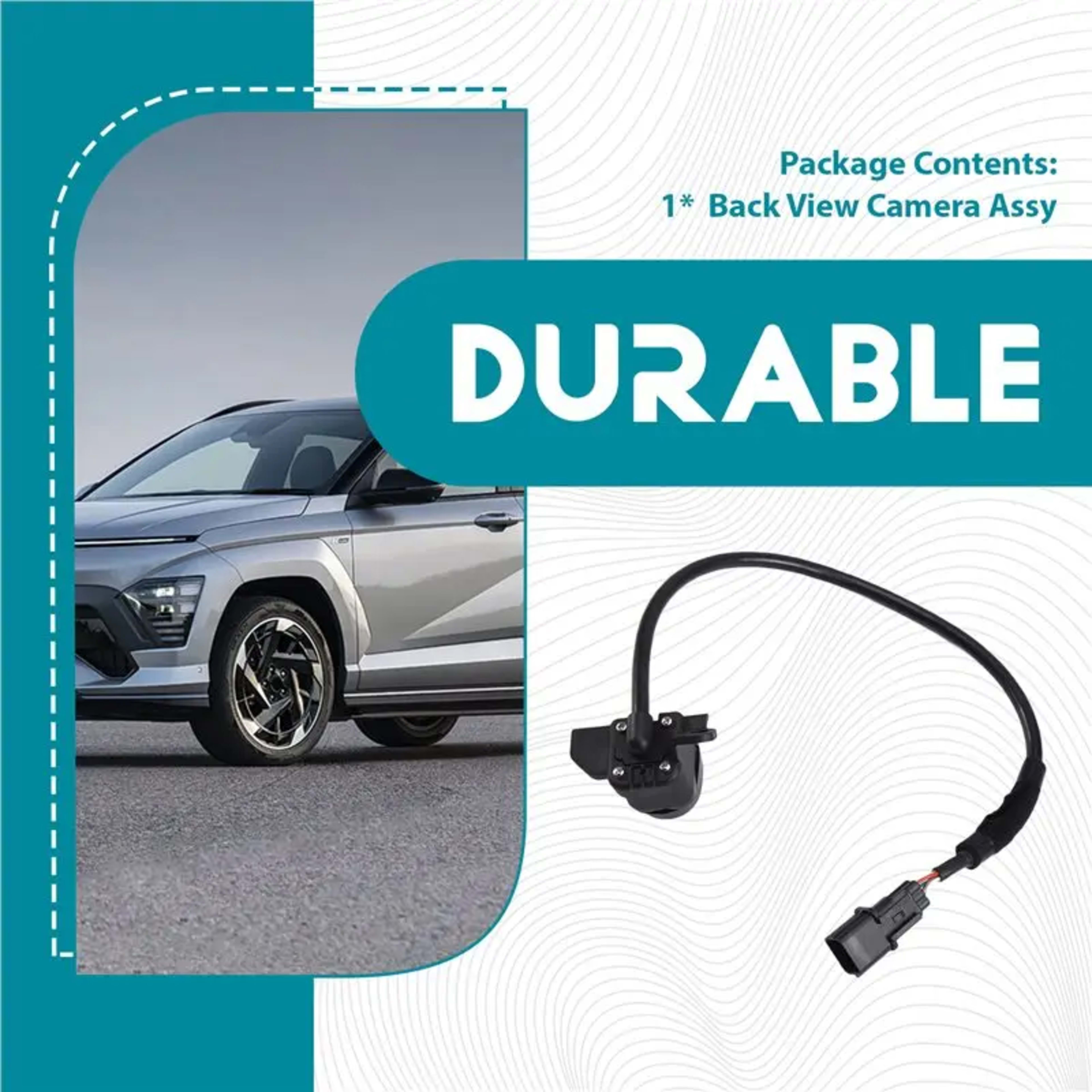 Well For Kona 2019-2023 Car Accessories 95760-K4000 95760K4000 Back View Camera Assy 6