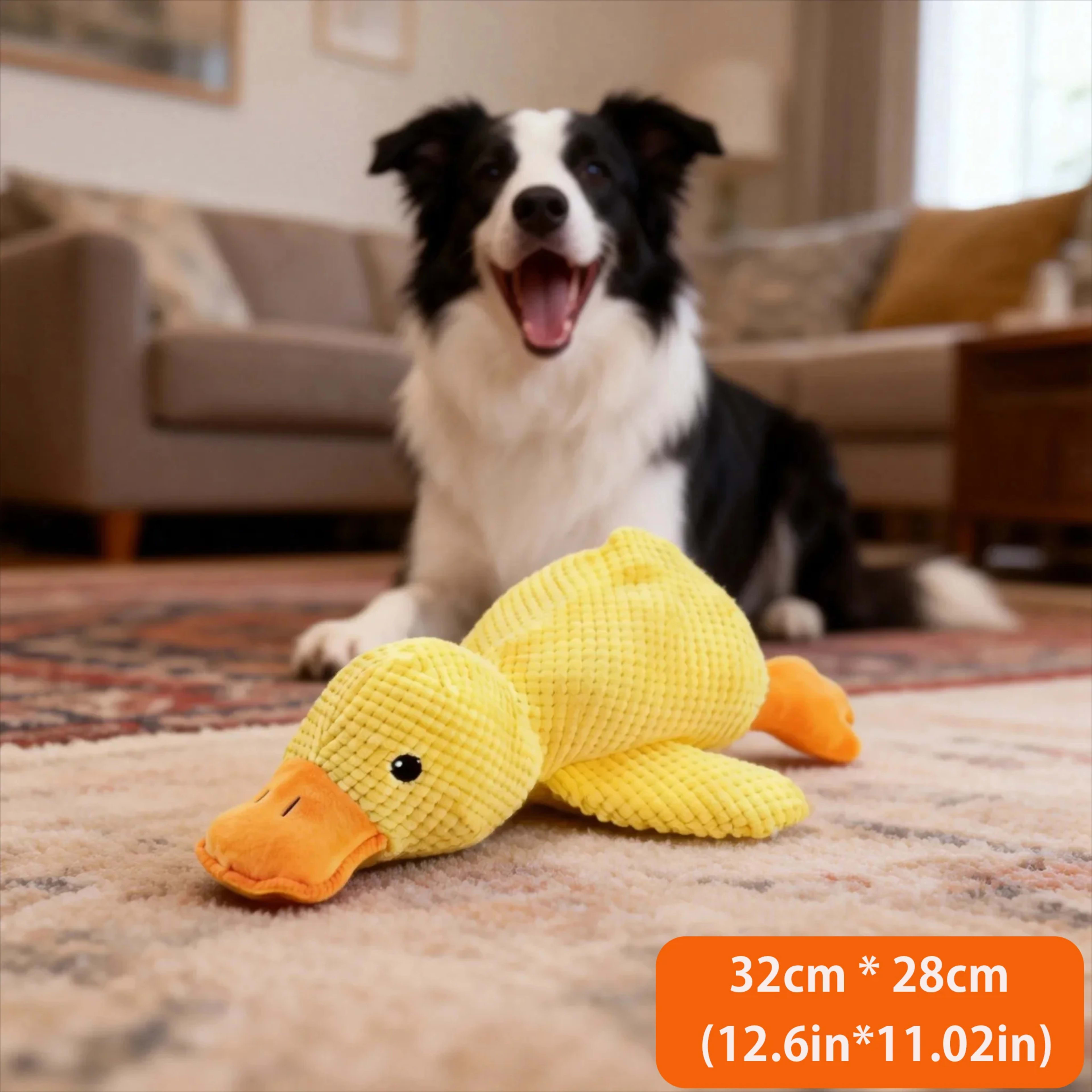 New Dog Toy Plush Blue Goose Pet Teddy Puppy Large Dogs Toys Duck Tough Bite Chew Plush Sound Toy Relieve Boredom Pet Su 8