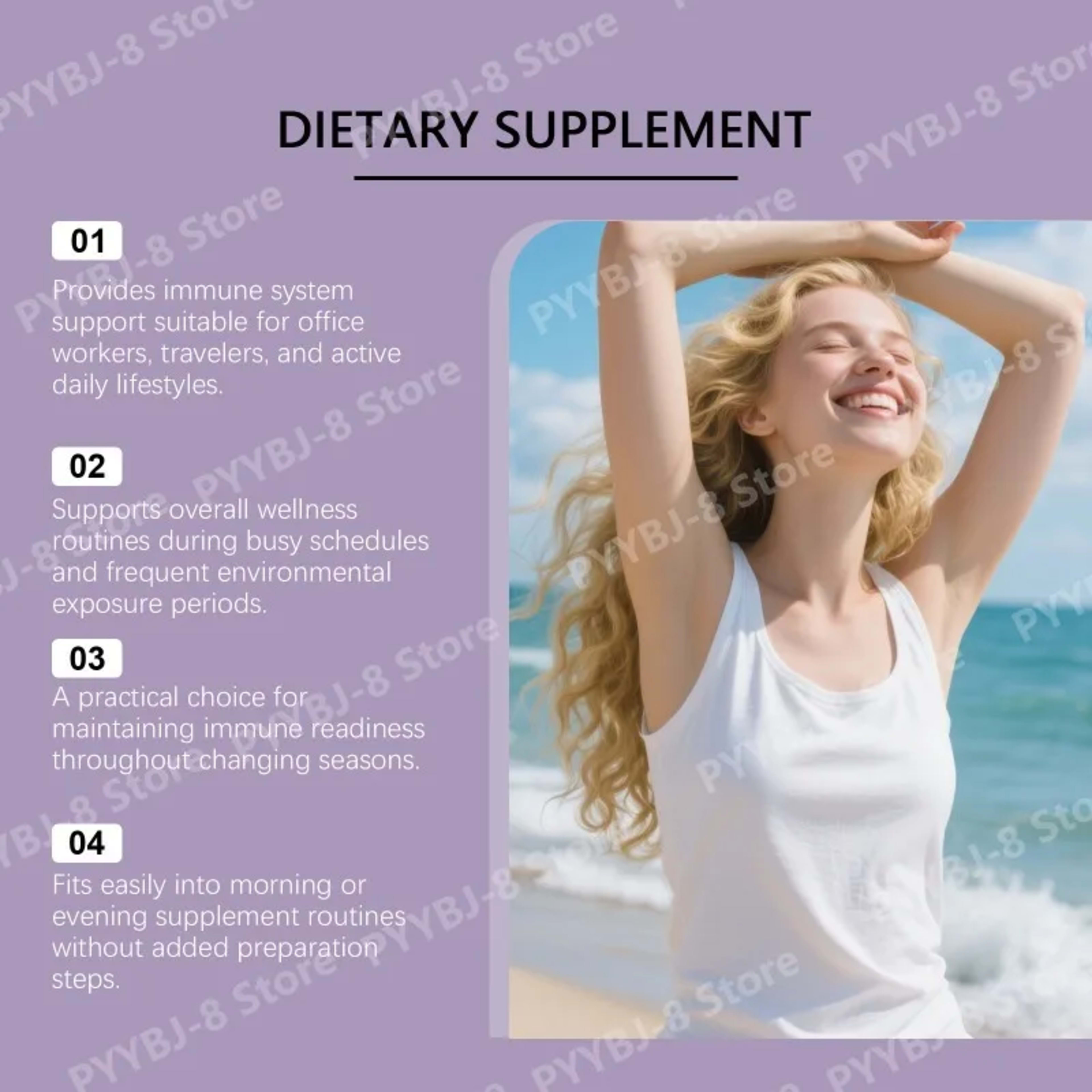 Elderberry Capsule Supplement Contain Elderberry Extract,vitaminC and Zinc Support Intestinal Health & Daily Energy Inta 6