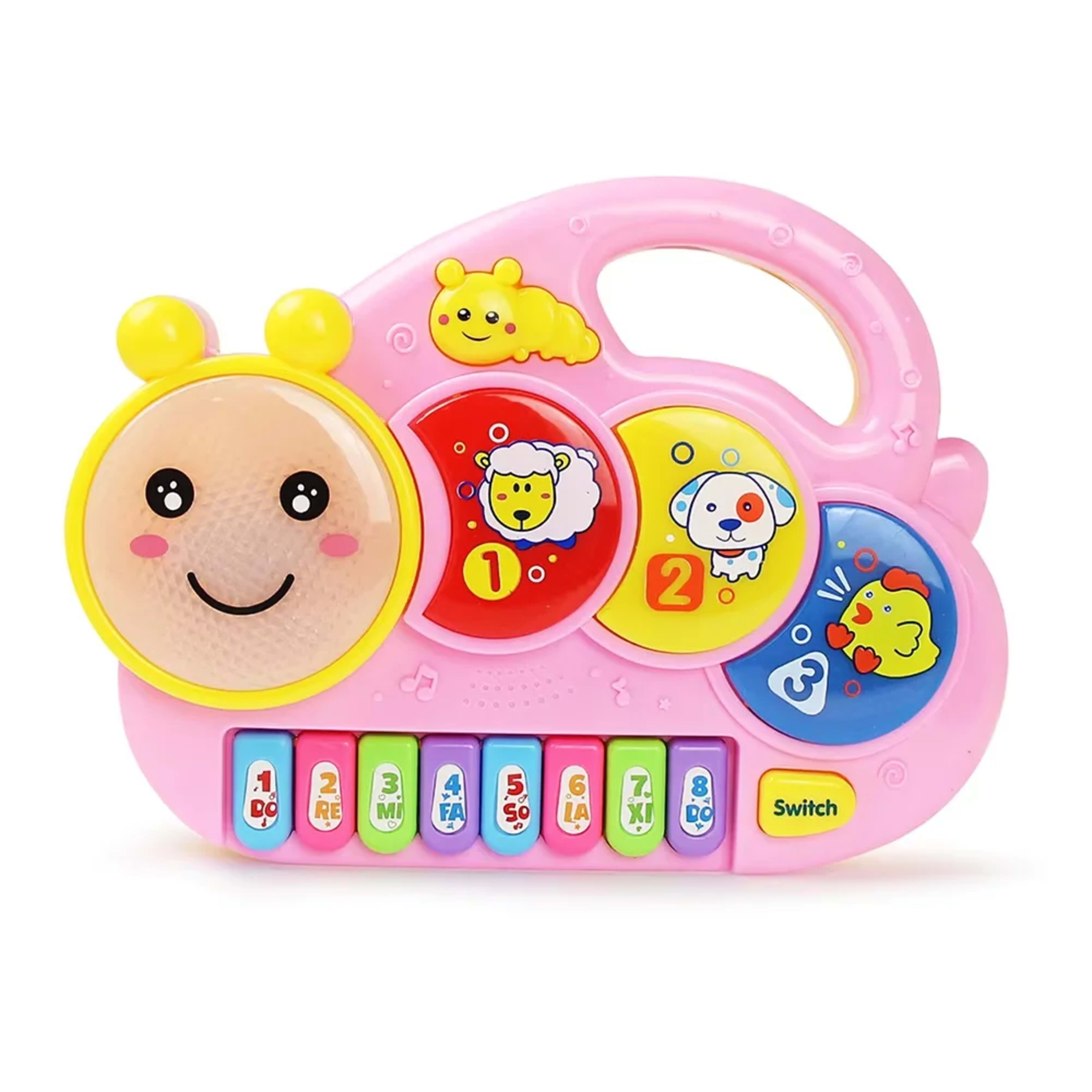 Baby Musical Toy with Animal Sound Kids Piano Keyboard Electric Flashing Music Instrument Early Educational Toys for Chi