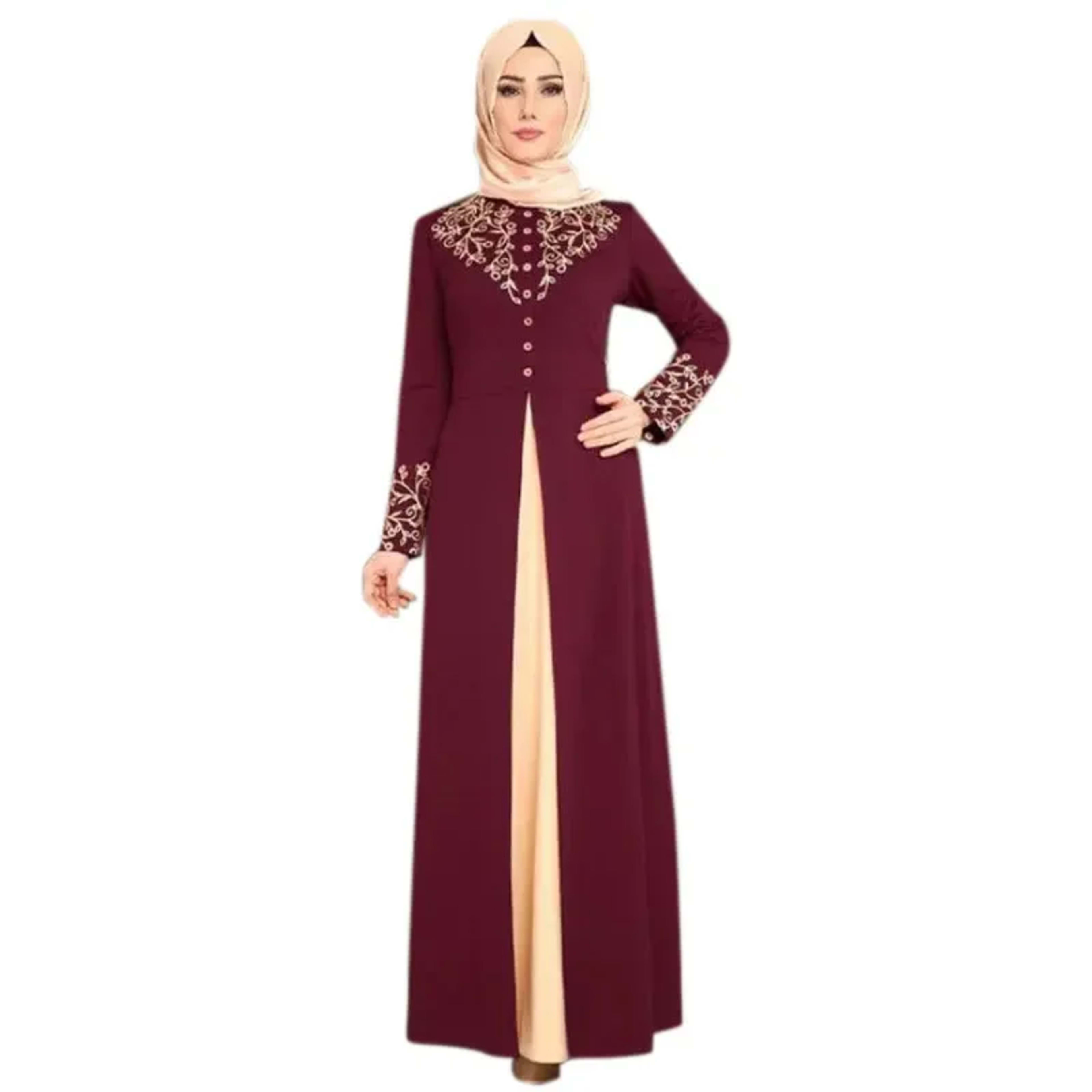 Muslim Dress Womens  Fashion Abaya Dubai  Appliques  Turkey   Women Elegant Long 4