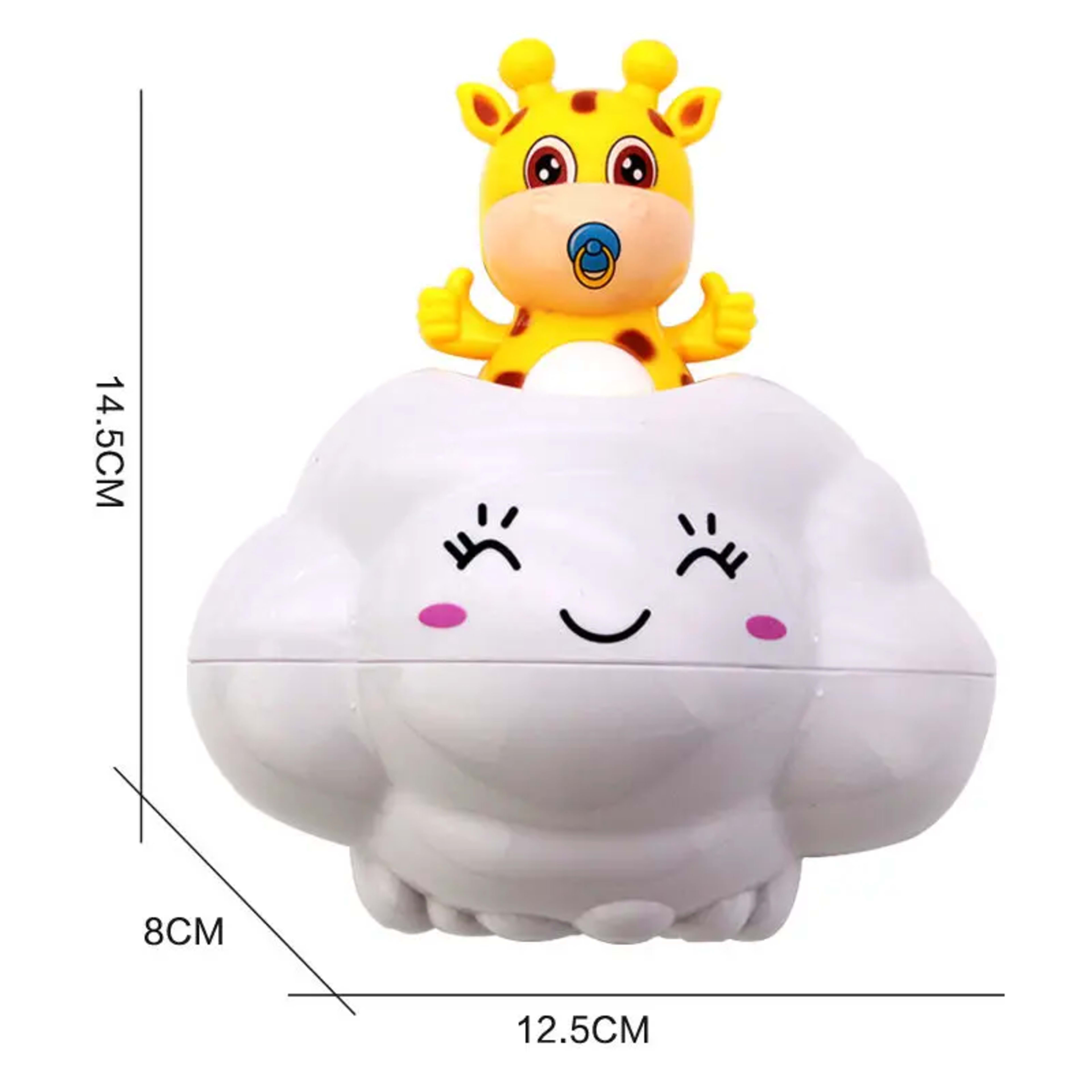 Baby Bath Toy, Bathing Cute Swimming Water Spraying Clouds Shower Bath Toy For Kids Water Playing Toy 6