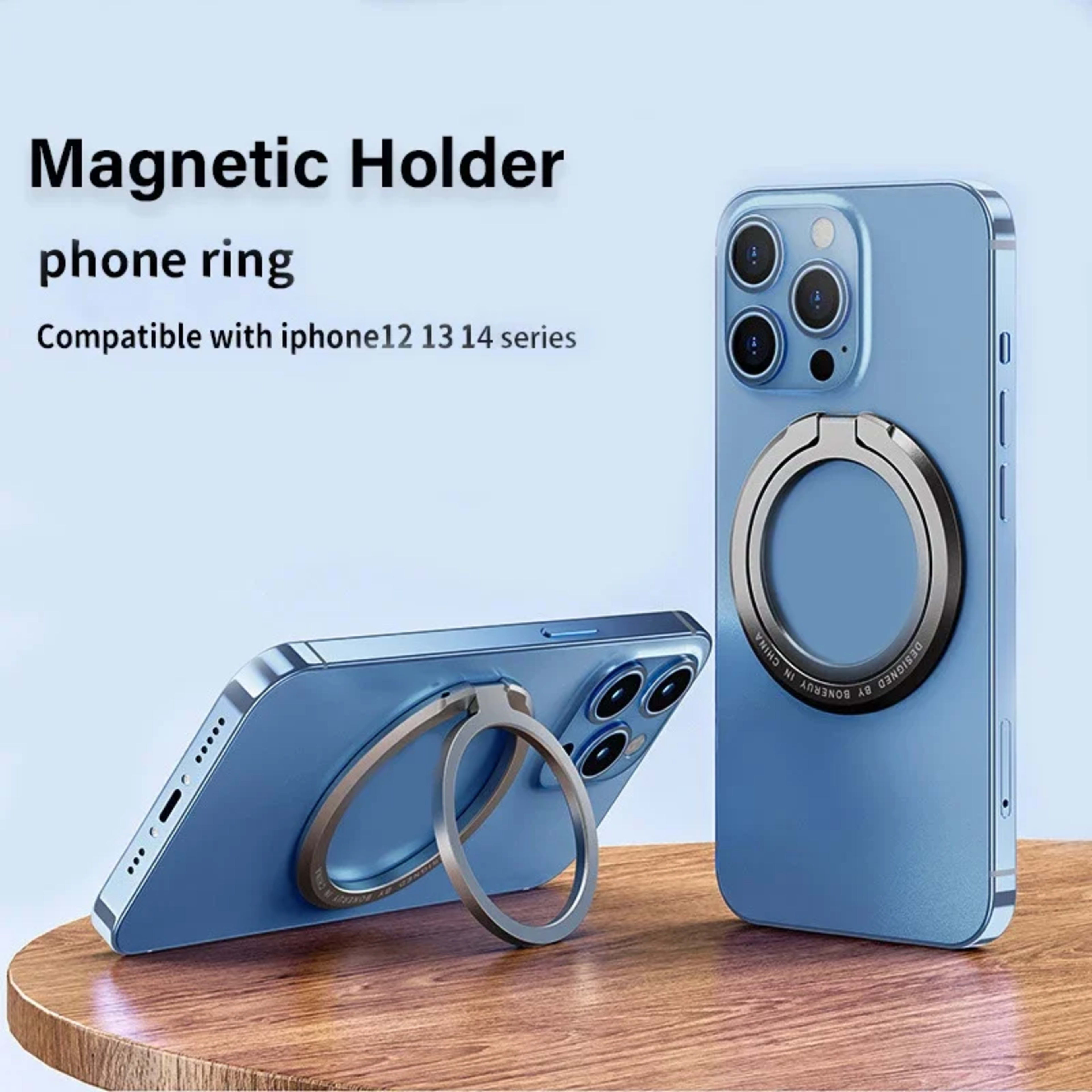 2025New Magnetic Phone Ring Holder for MagSafe Accessories Adjustable Finger Ring Support Bracket For Magnet Case for IP 5