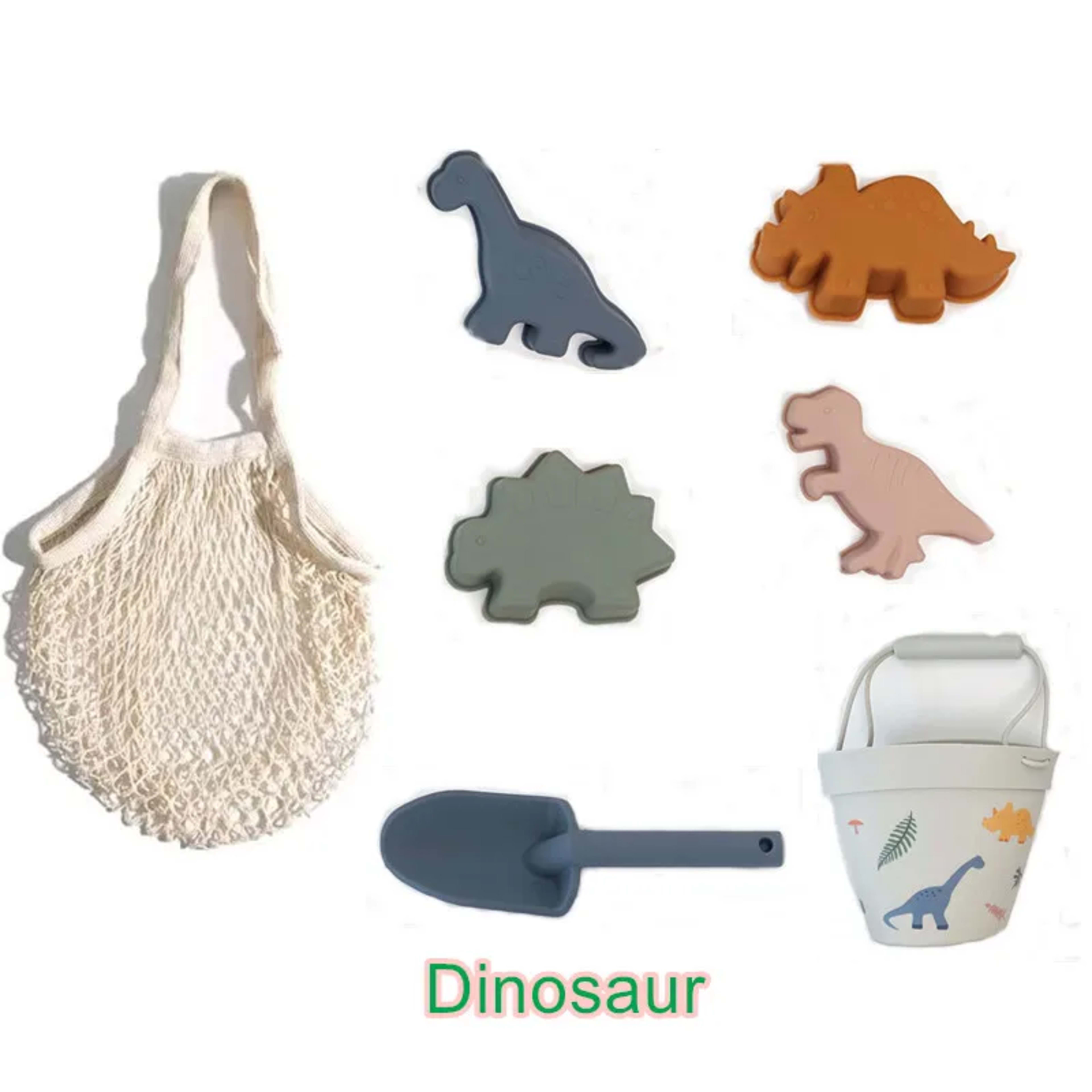Kids Silicone Beach Toys for Kids Baby Sandbox Beach Toy Set with Bucket Shovel Other Accessories Water Game Play Outdoo 9