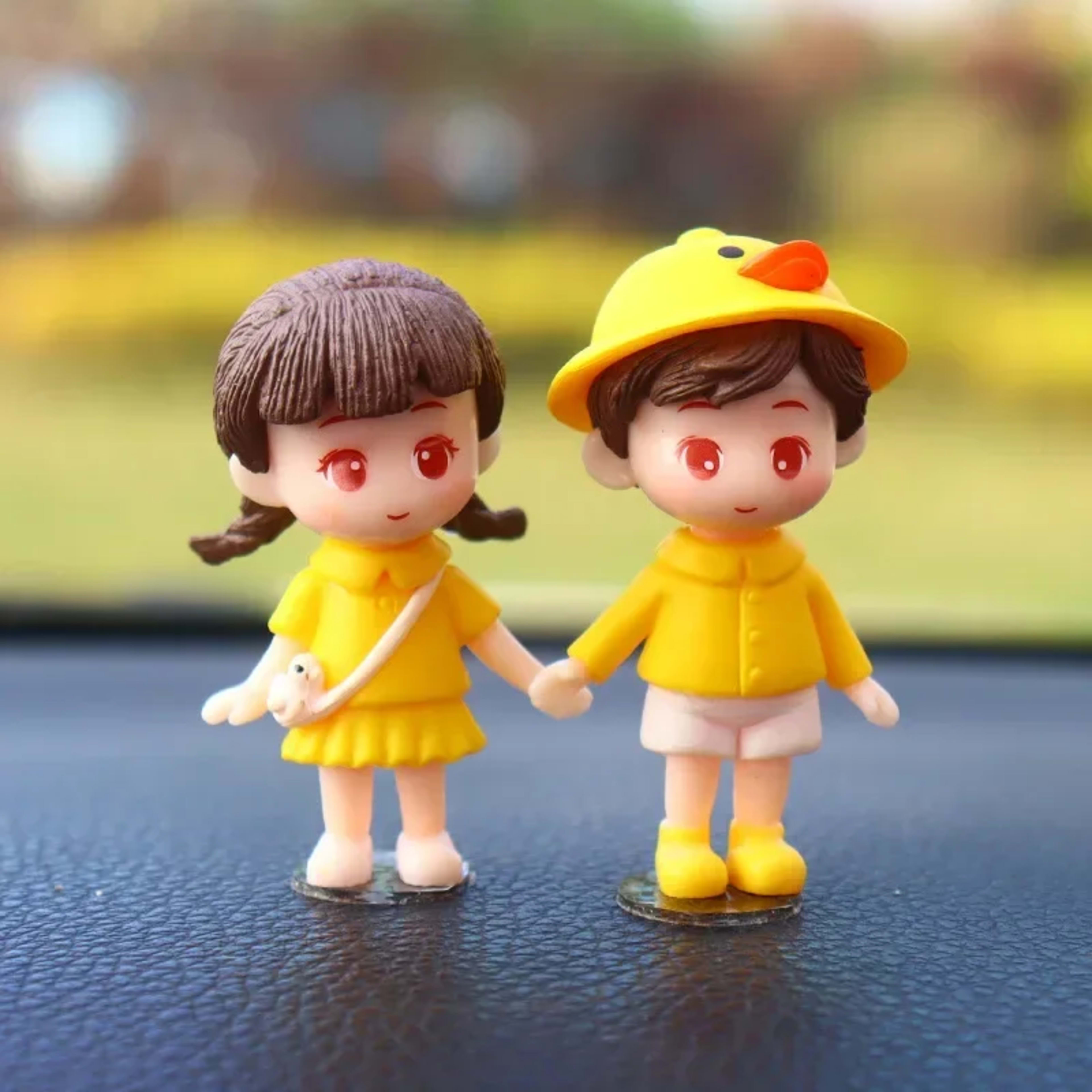 Car Accessories Interior Woman Ornament Cute Creative Desktop Couple Valentine's Day Present Car Center Console Decorati 10