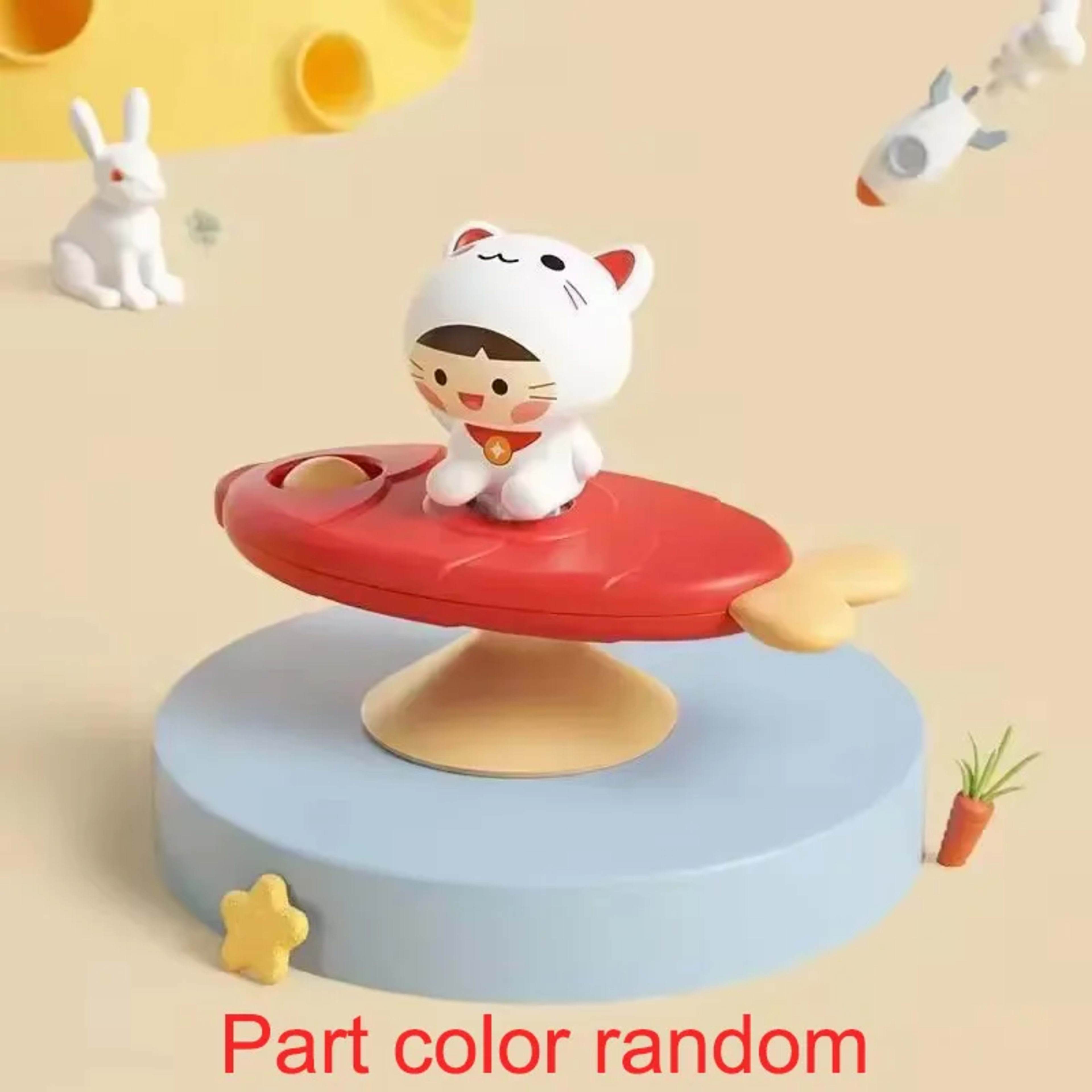 Baby Soothe Toy Cartoon Airplane Soothe Baby Artifact Baby Bath Fun Sucker Spinner Early Education Table Games 8