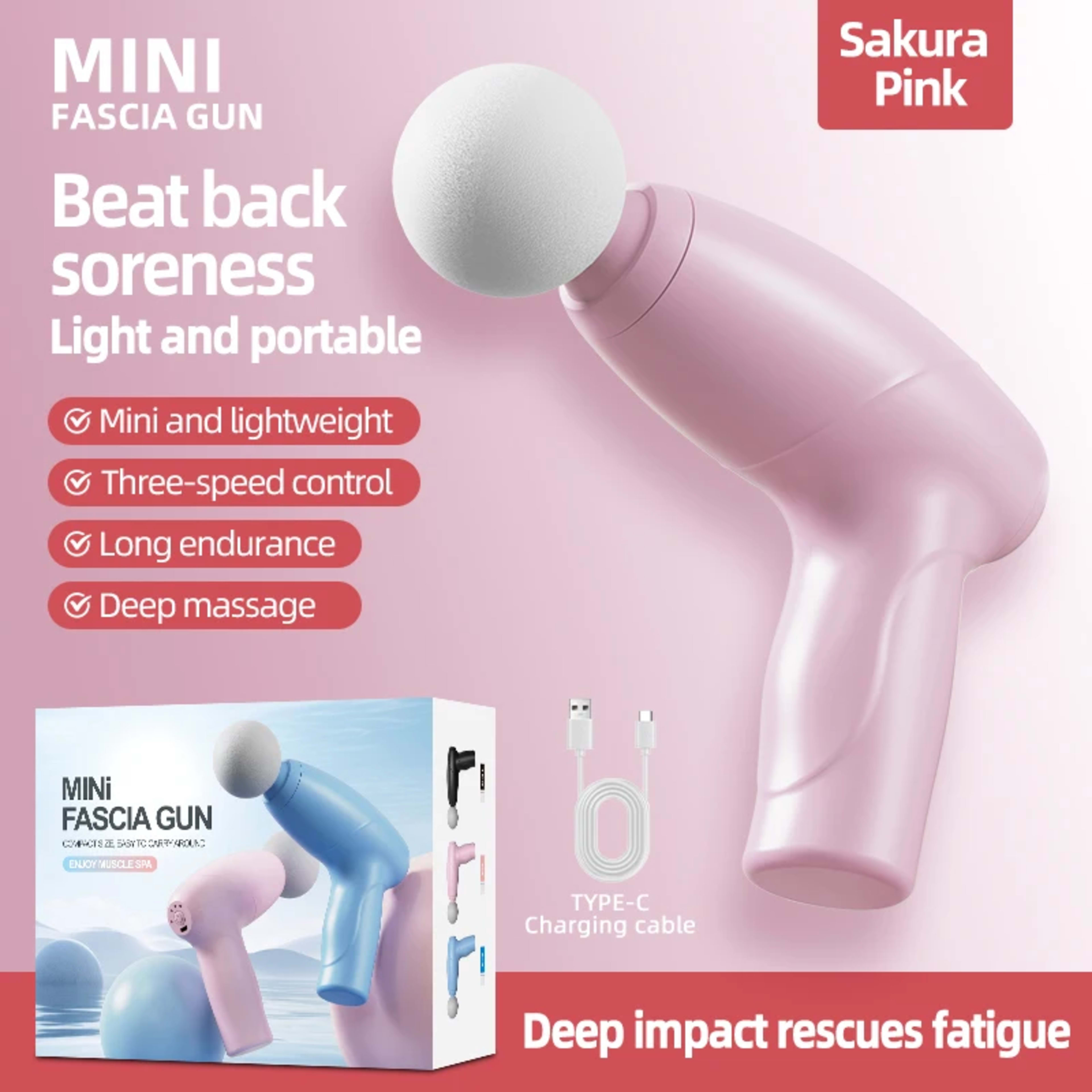 Electric massage gun, hand-held muscle relaxor, fascia gun, fitness exercise, deep shoulder, neck, back massager, home m 7