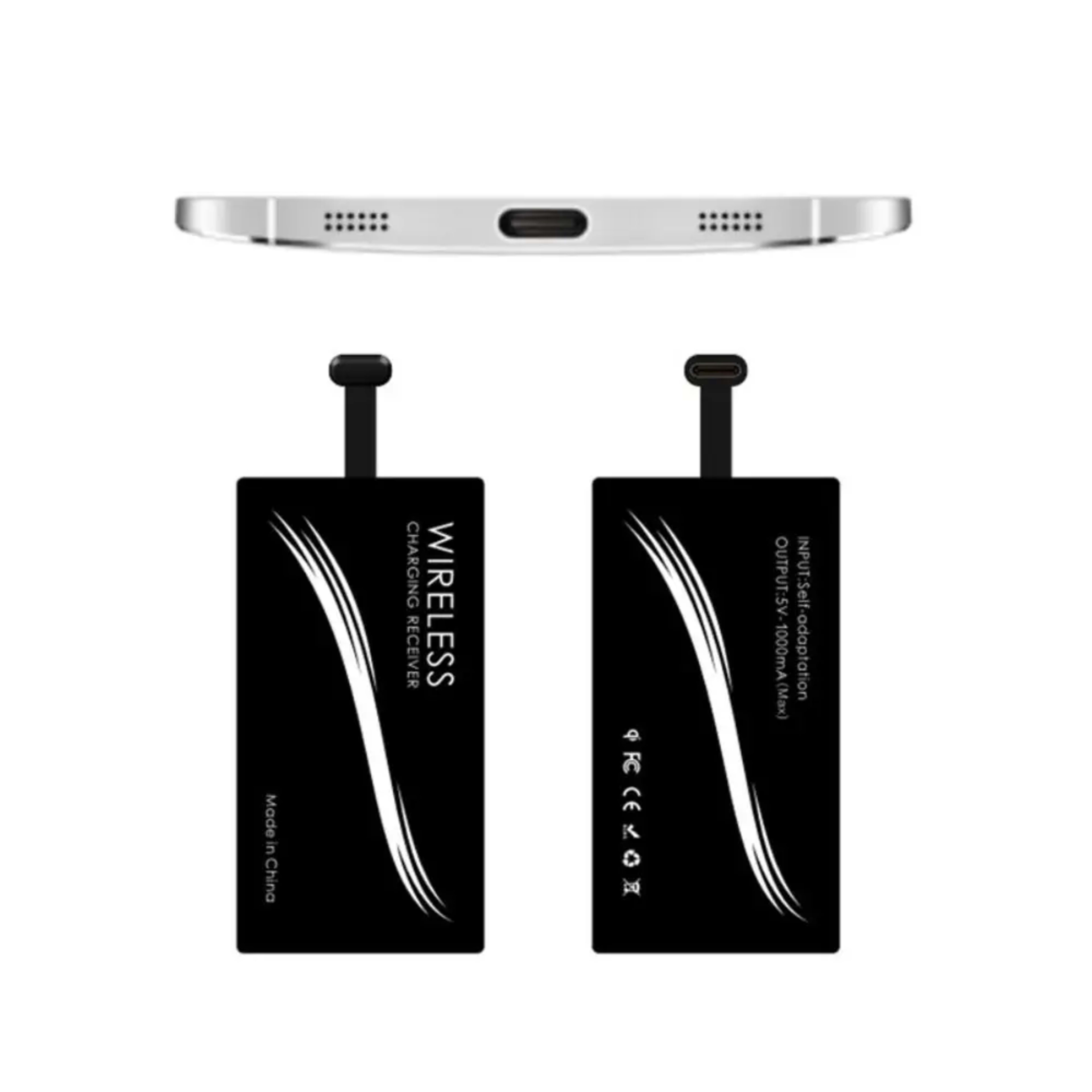 Phone Accessories Module Replacement Wireless Charger Type C Charging Dock Wireless Charger Receiver Charger Adapter 4