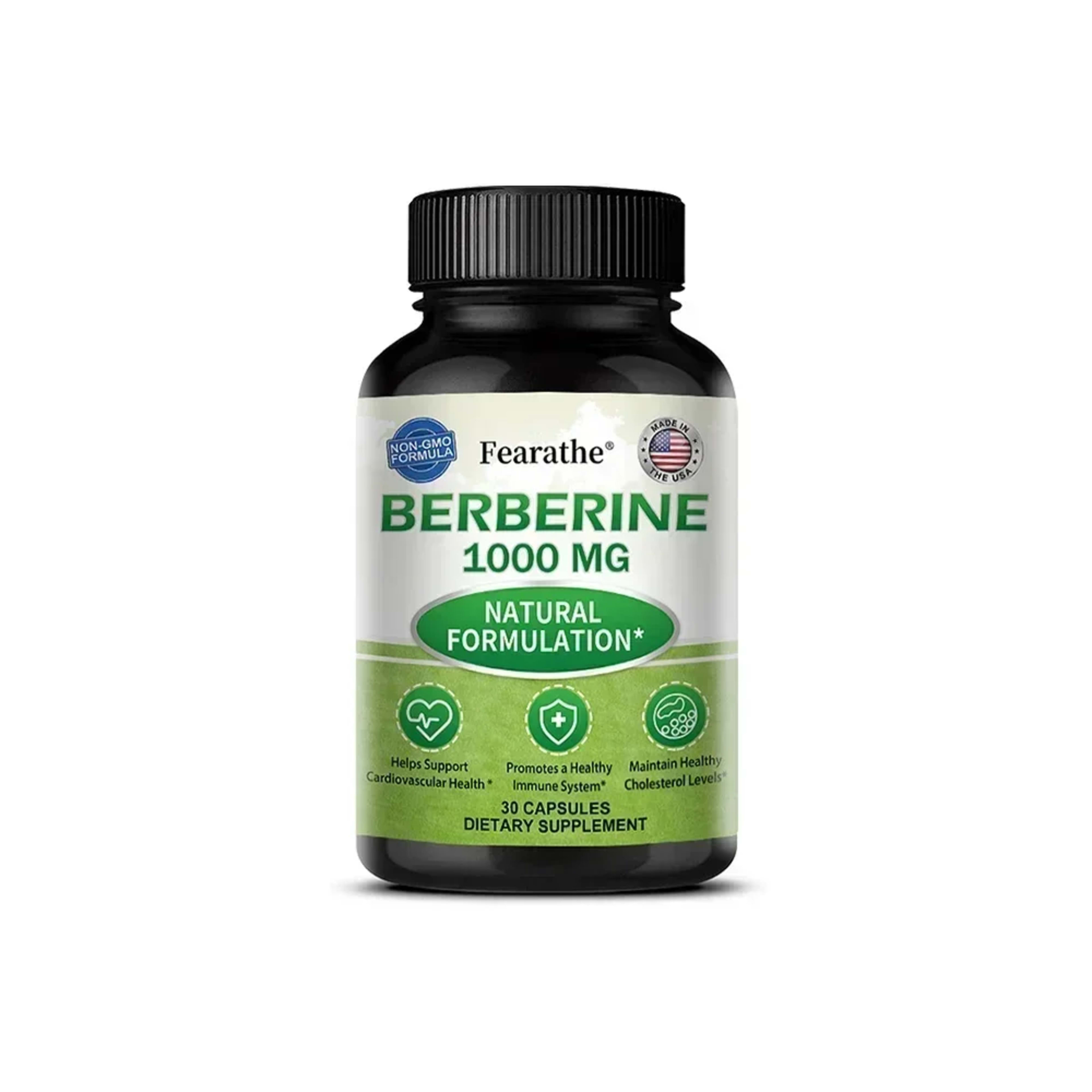 Berberine 1000 Mg Supplement, Highly Absorbed, Supports Cardiovascular Health, Regulates Gut Flora Balance, Improves Dig