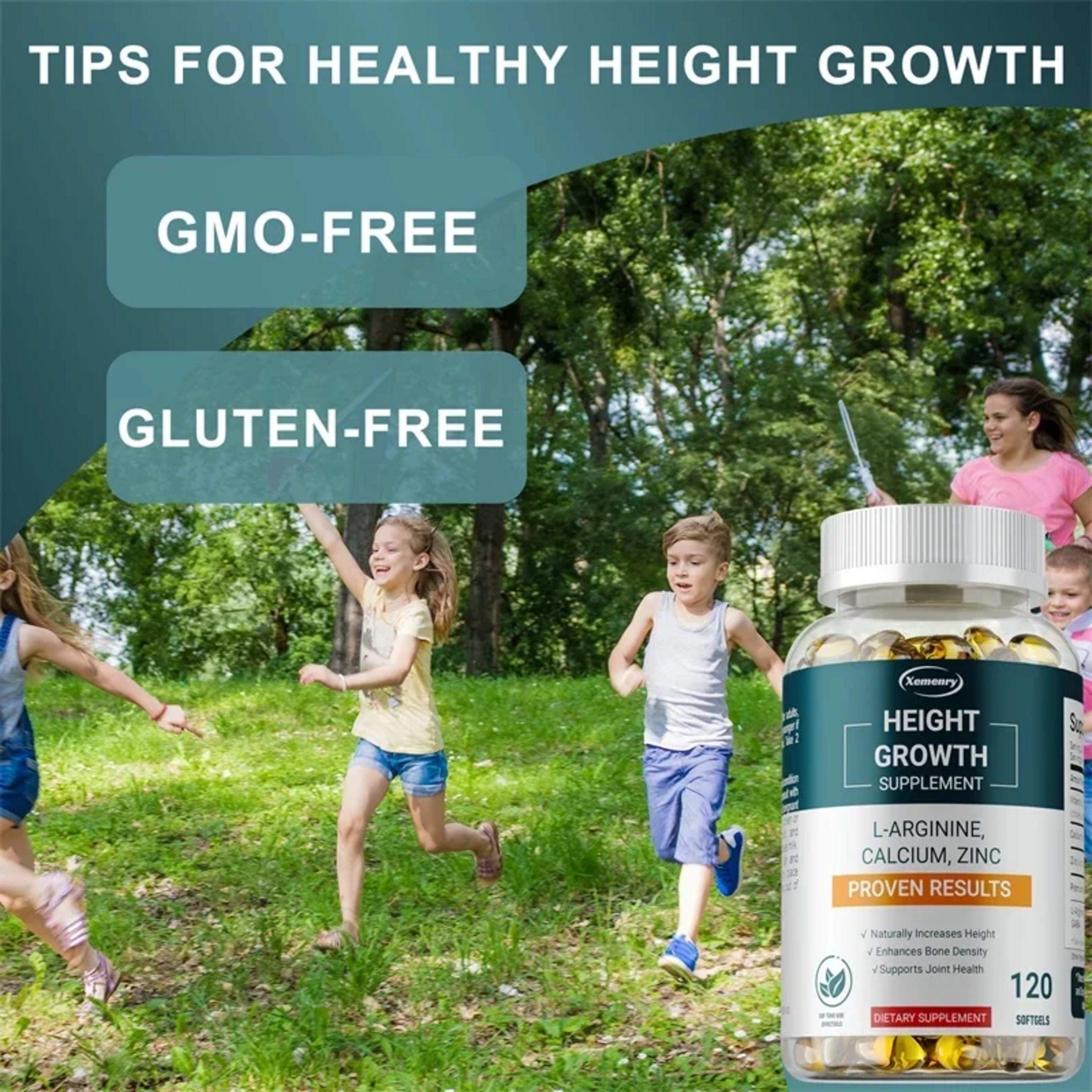 Height Growth Supplements - Supports Bone and Joint Health, Natural Height Growth, Promotes Absorption, and Boosts Immun 5