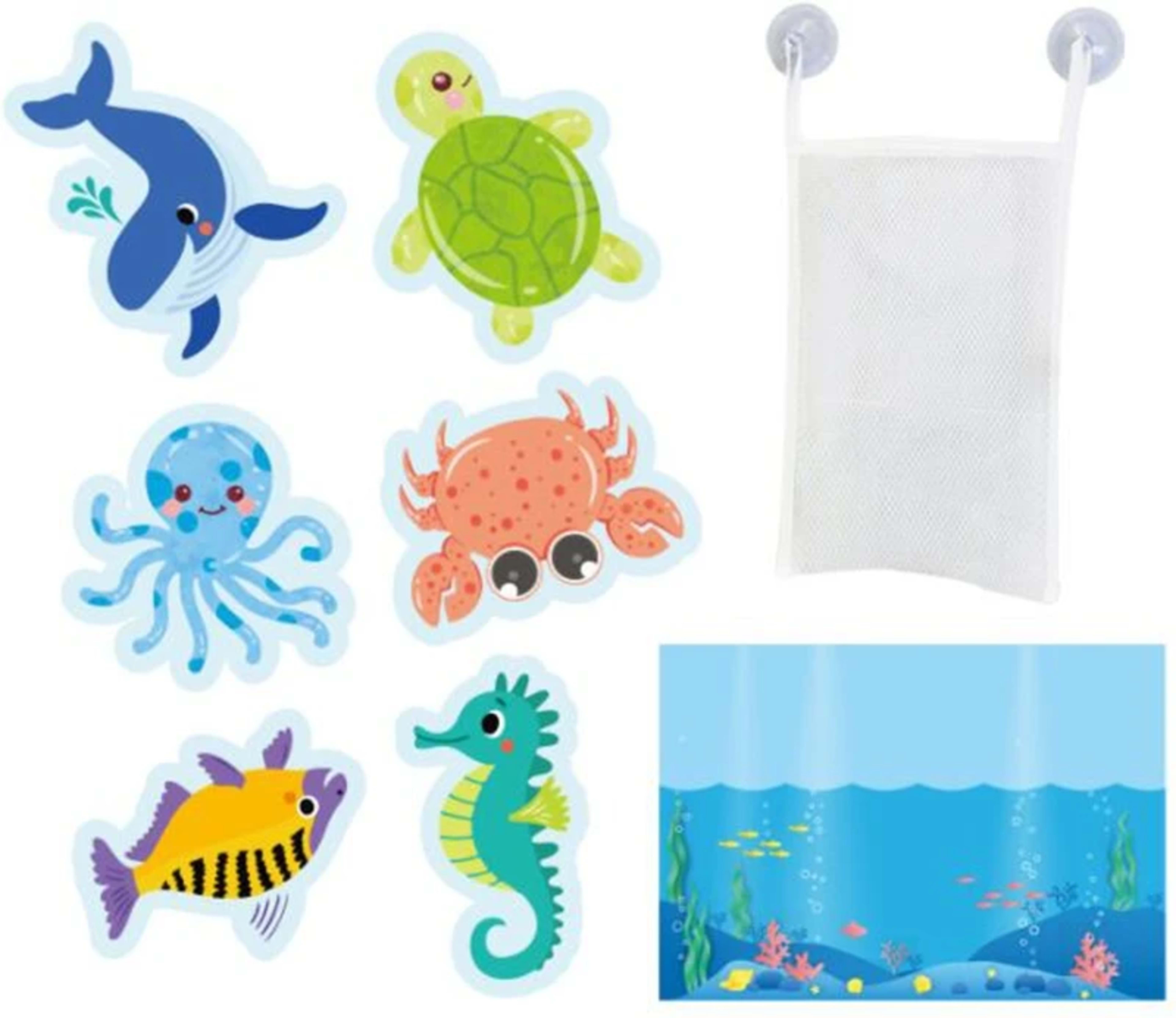 Baby Bath Toys for Kids 2 to 3 Years Fun Bathroom Toys Foam Animals Traffic Cognitive Games Boys Gifts Early Educational 8