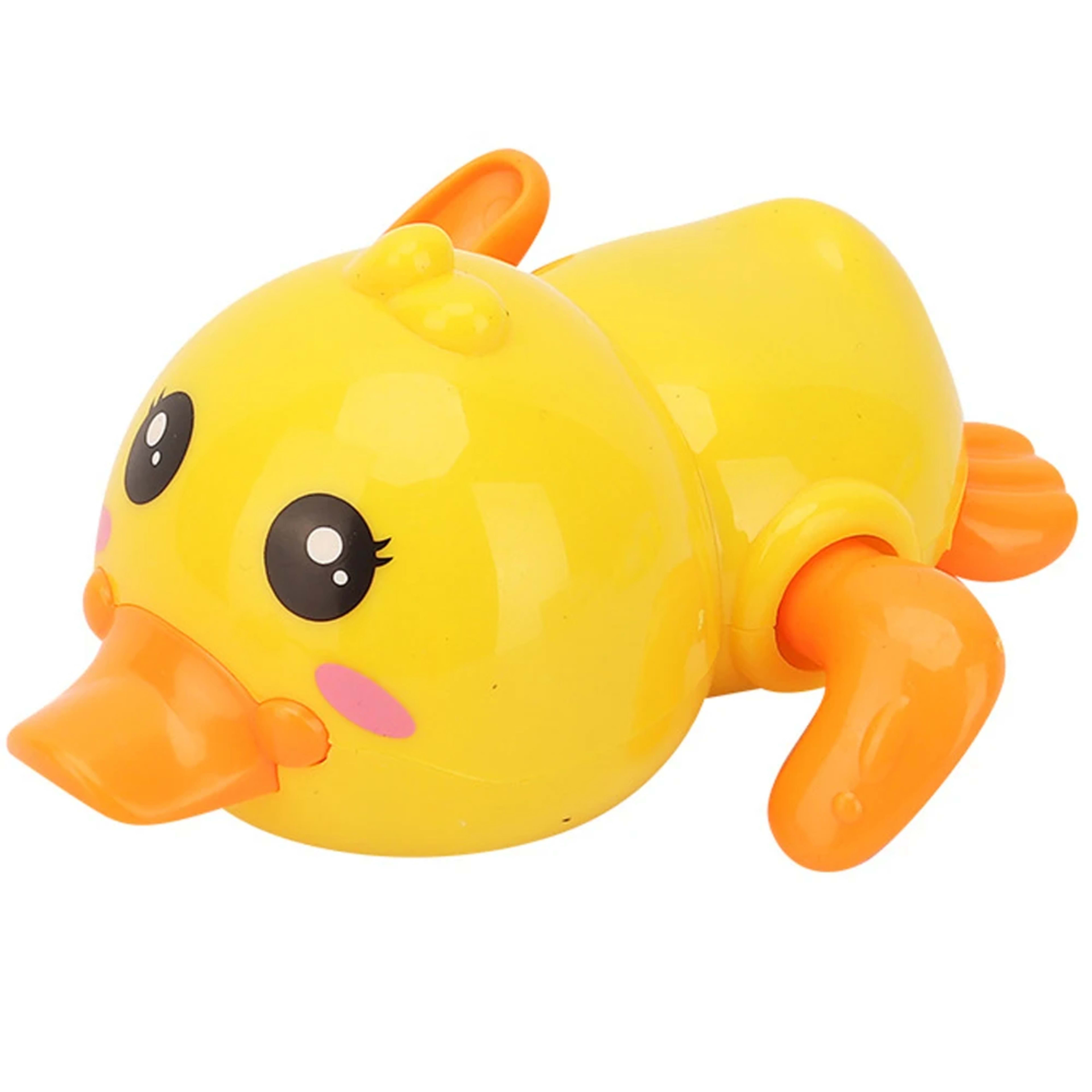 Baby Bath Toys Children Bathing Cute Swimming duck Water Playing Toys Clockwork Car Cartoon Vehicle Baby Bath Toy for Ki