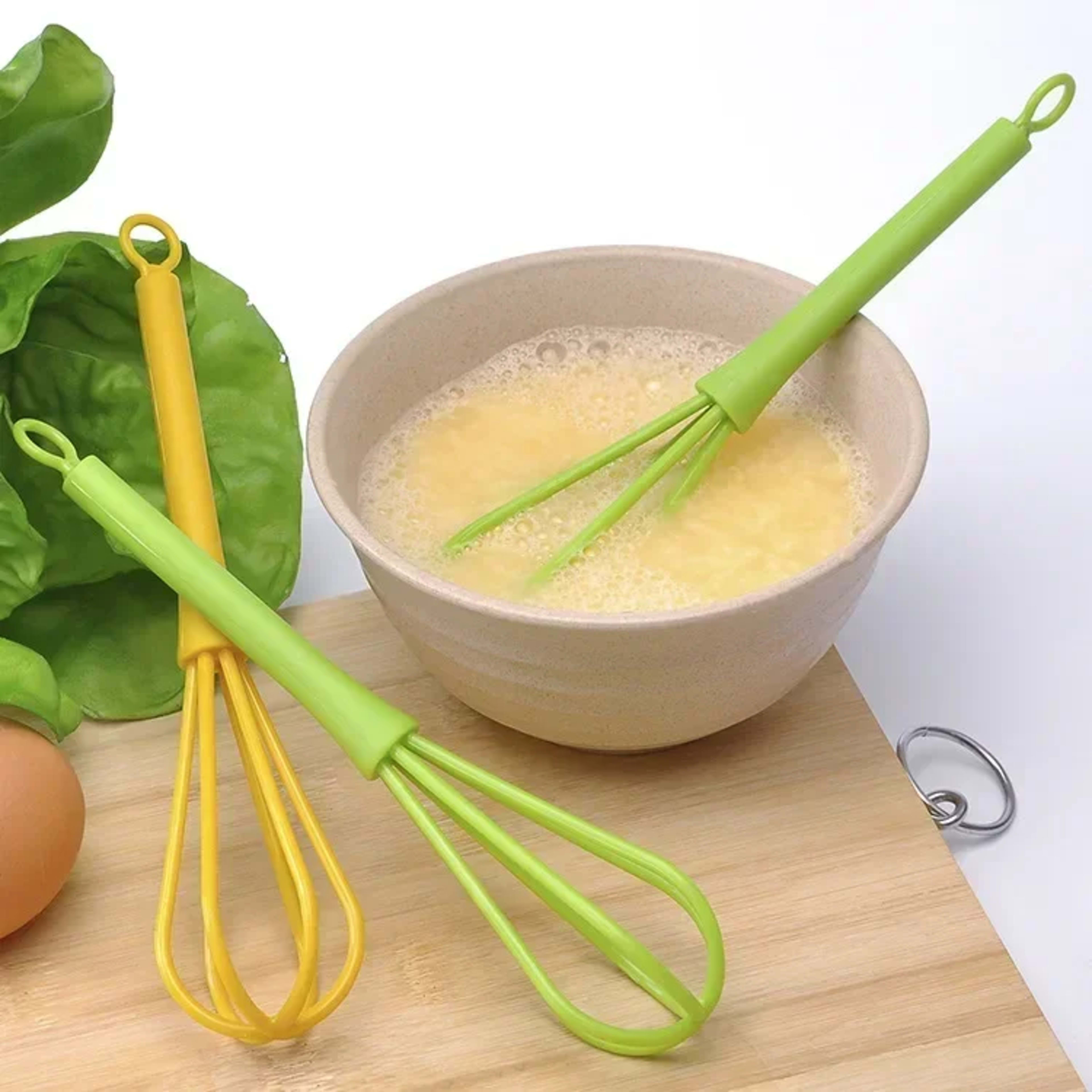 Kitchen Accessories Egg Hand Mixer Whisk Plastic Cooking Tools Cream Baking Flour Mixer Egg Tool kitchen gadgets 1PC 2