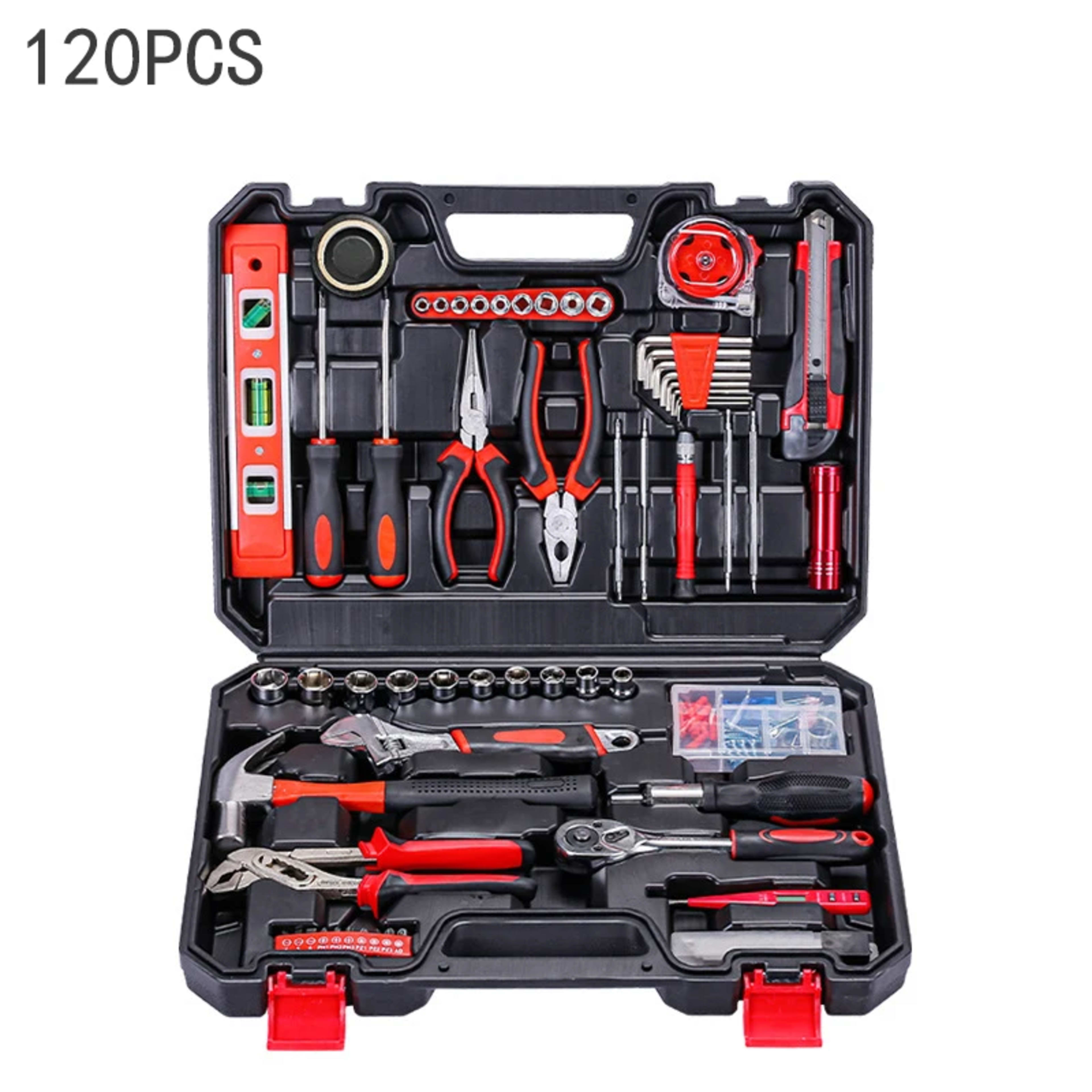 Household DIY Hardware Tools Set Toolbox Electrician Carpenter Multi Functional Portable Manual Repair Tool Combination  5