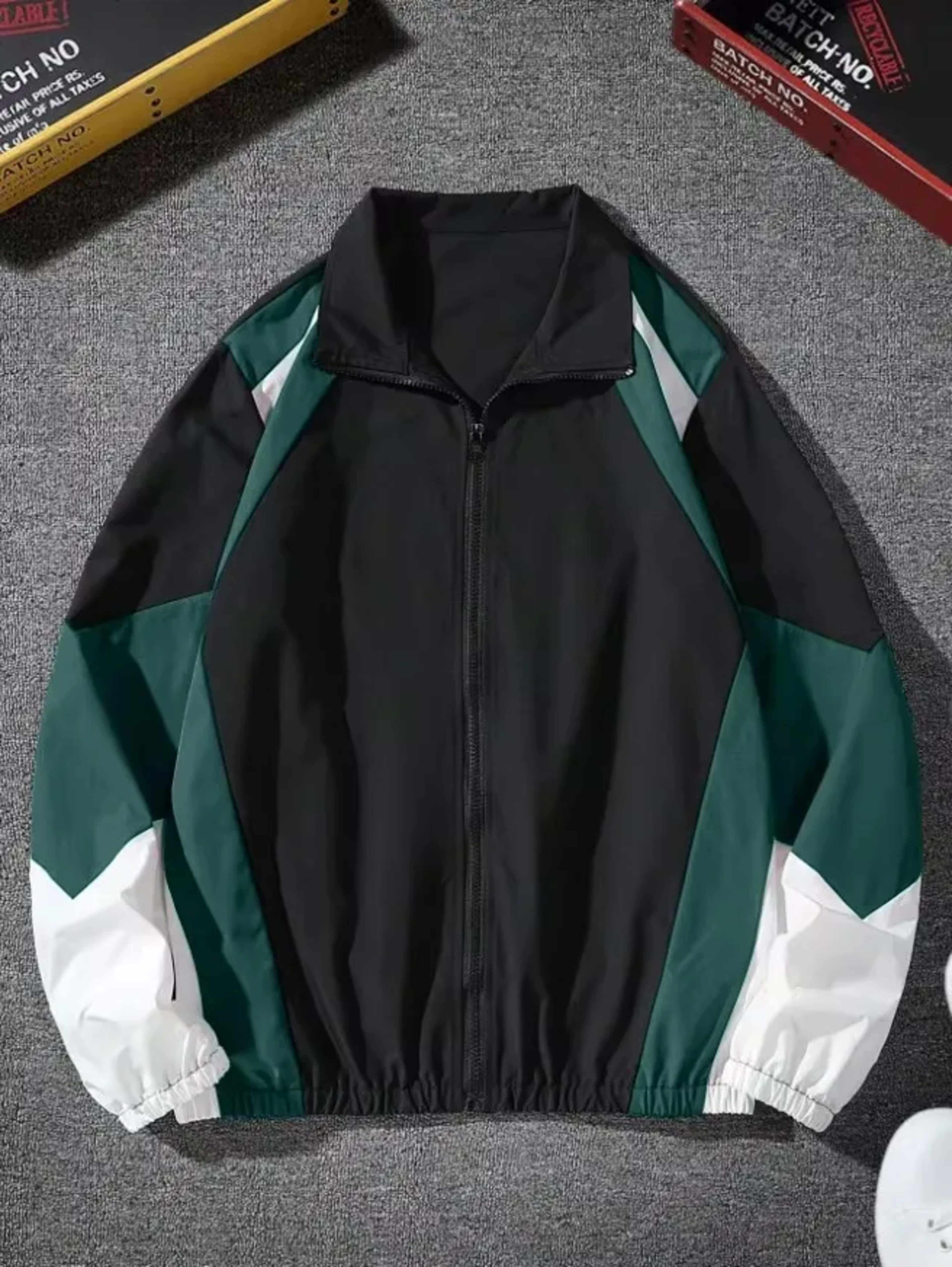 Men's color-blocked jacket, lightweight, casual, travel, windproof and wear-resistant, high-quality fabric, boyfriend gi 3