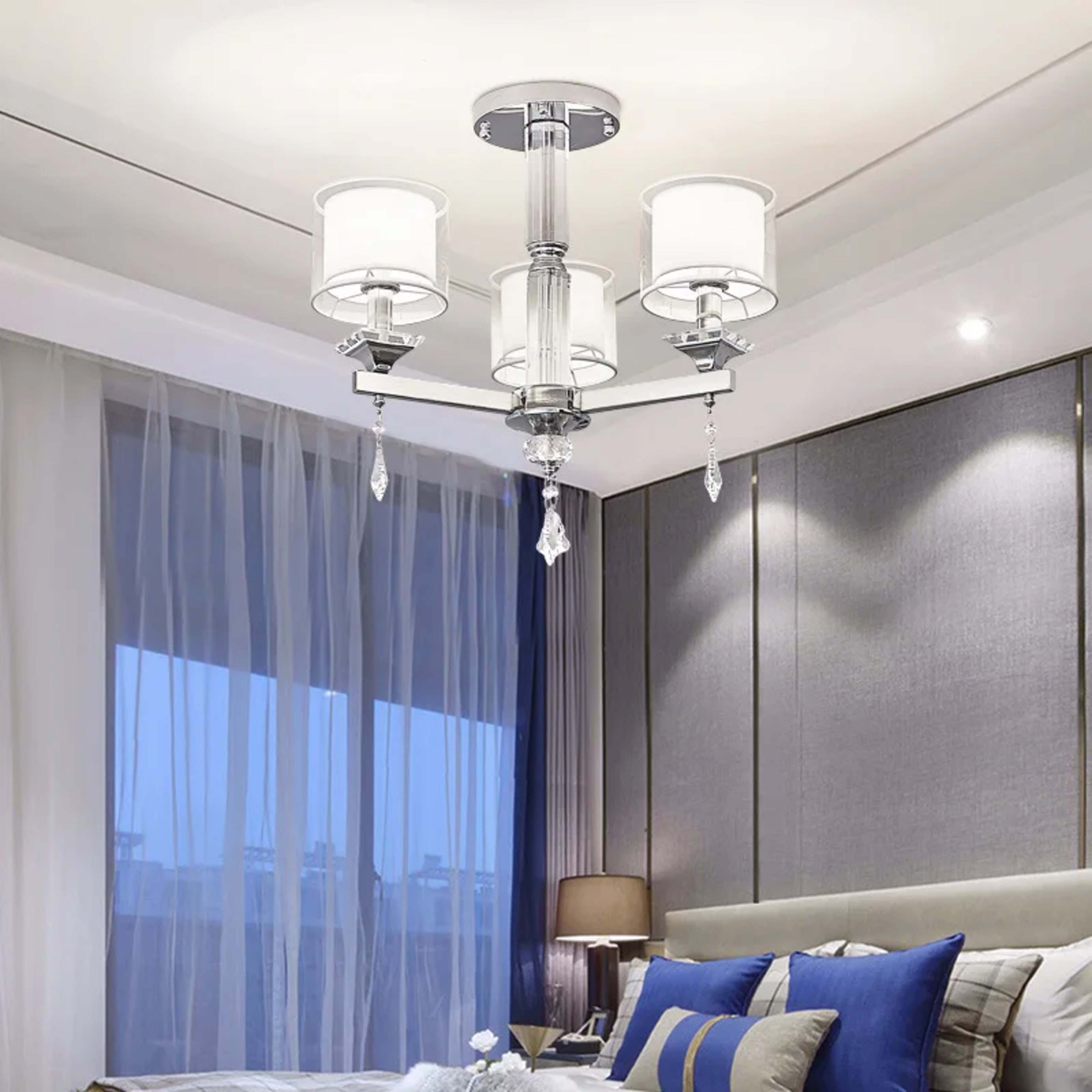 Led Pendant Lights Modern Luxury Crystal Chandelier Living Room Bedroom Ceiling Lamp Dining Table Light Home Decoration  3