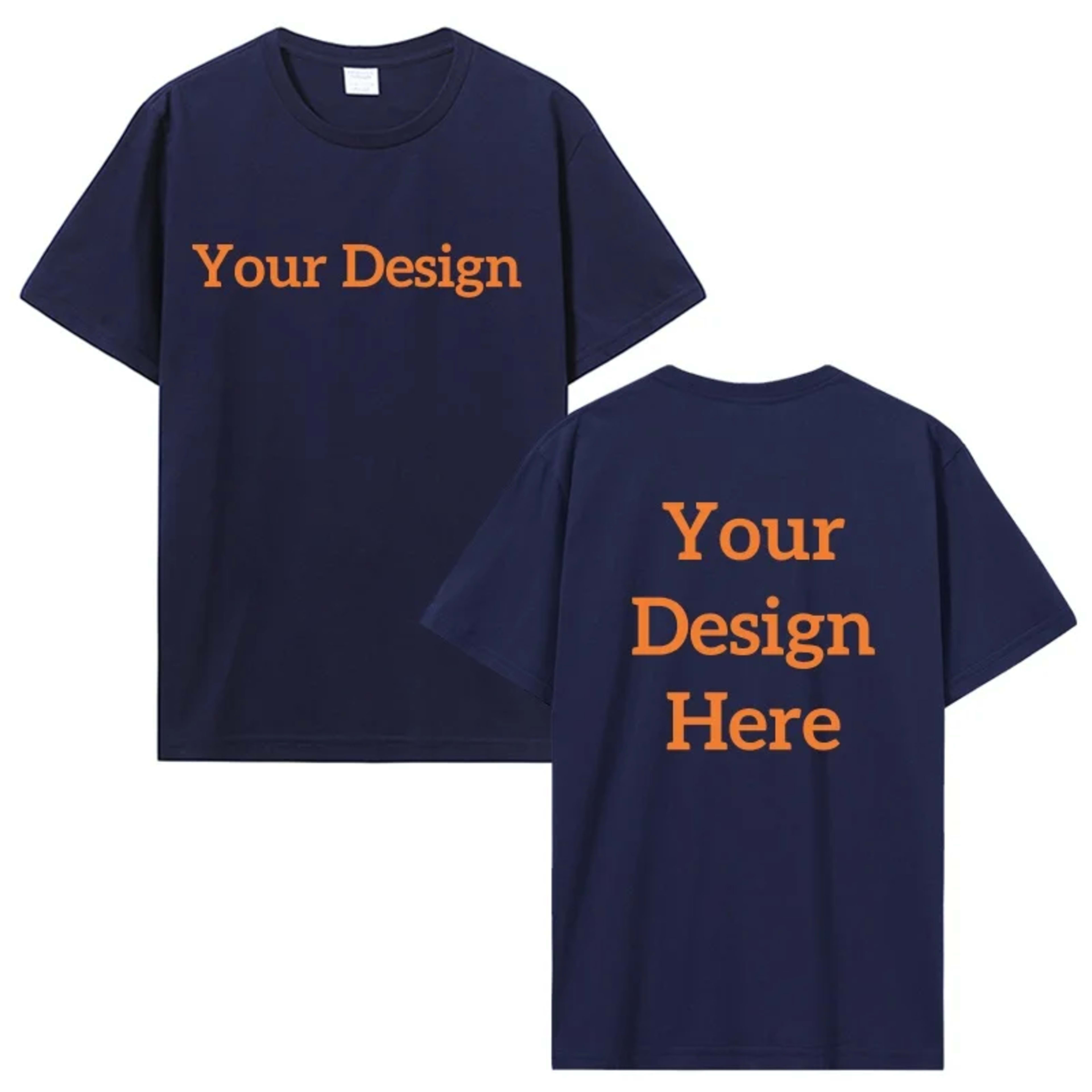 Men's Cotton T-shirt Personalized Your Design Here Custom Text Tshirt for Men Add Your Own Design Fashion T Shirt Men Cl 12