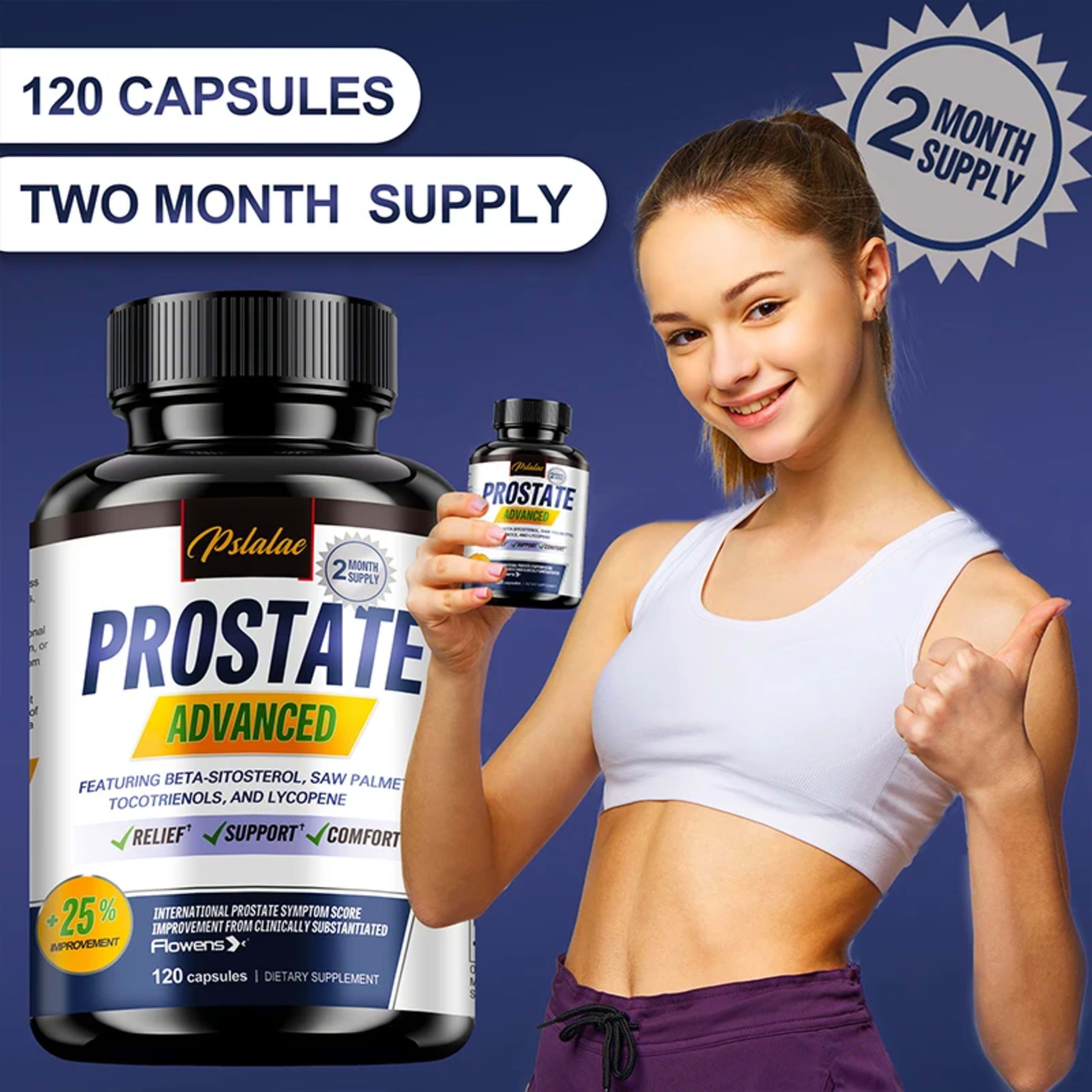 Prostate Health Supplement - Natural Saw Palmetto Extract, Supports Prostate and Hair Health,Improves Immunity 6