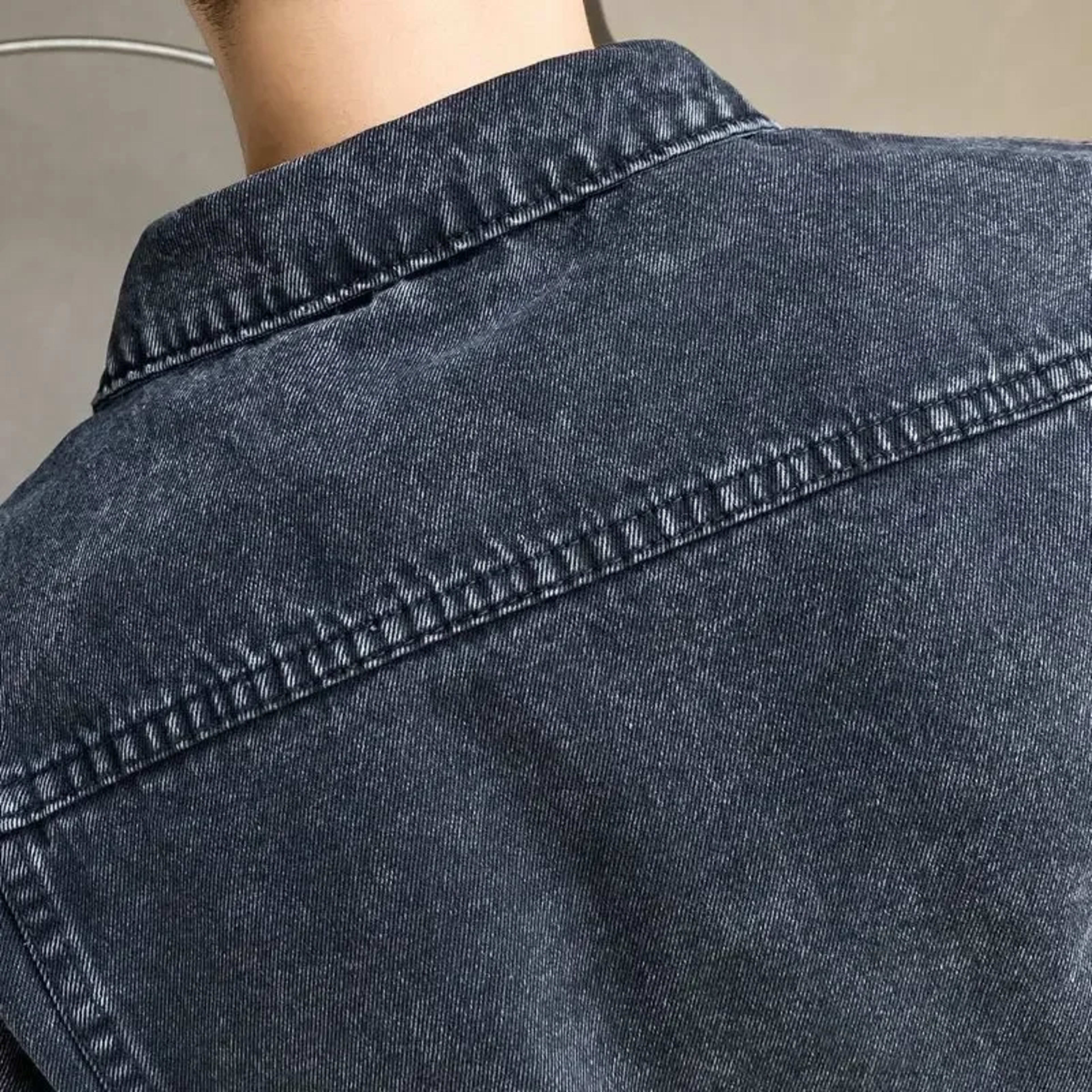 Jeans Coat for Men Black Autumn Denim Jackets Man High Quality Winter 2025 Low Cost Joker Fashion Large Size Menswear Ne 5