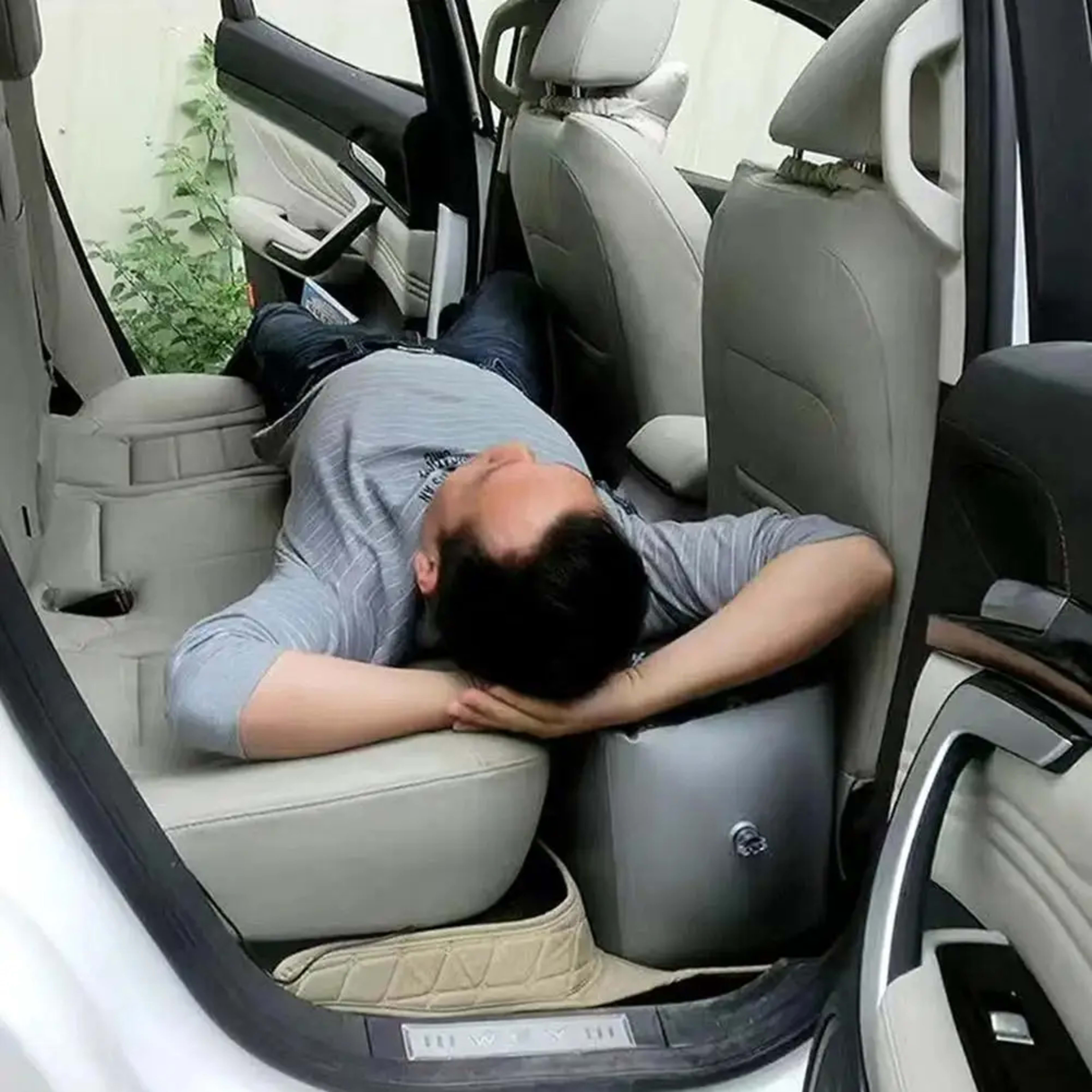 Car Travel Bed Inflatable Bed Back Seat Inflable Air Mattress Accessories Car Interior Self-driving Camping Accessories 5