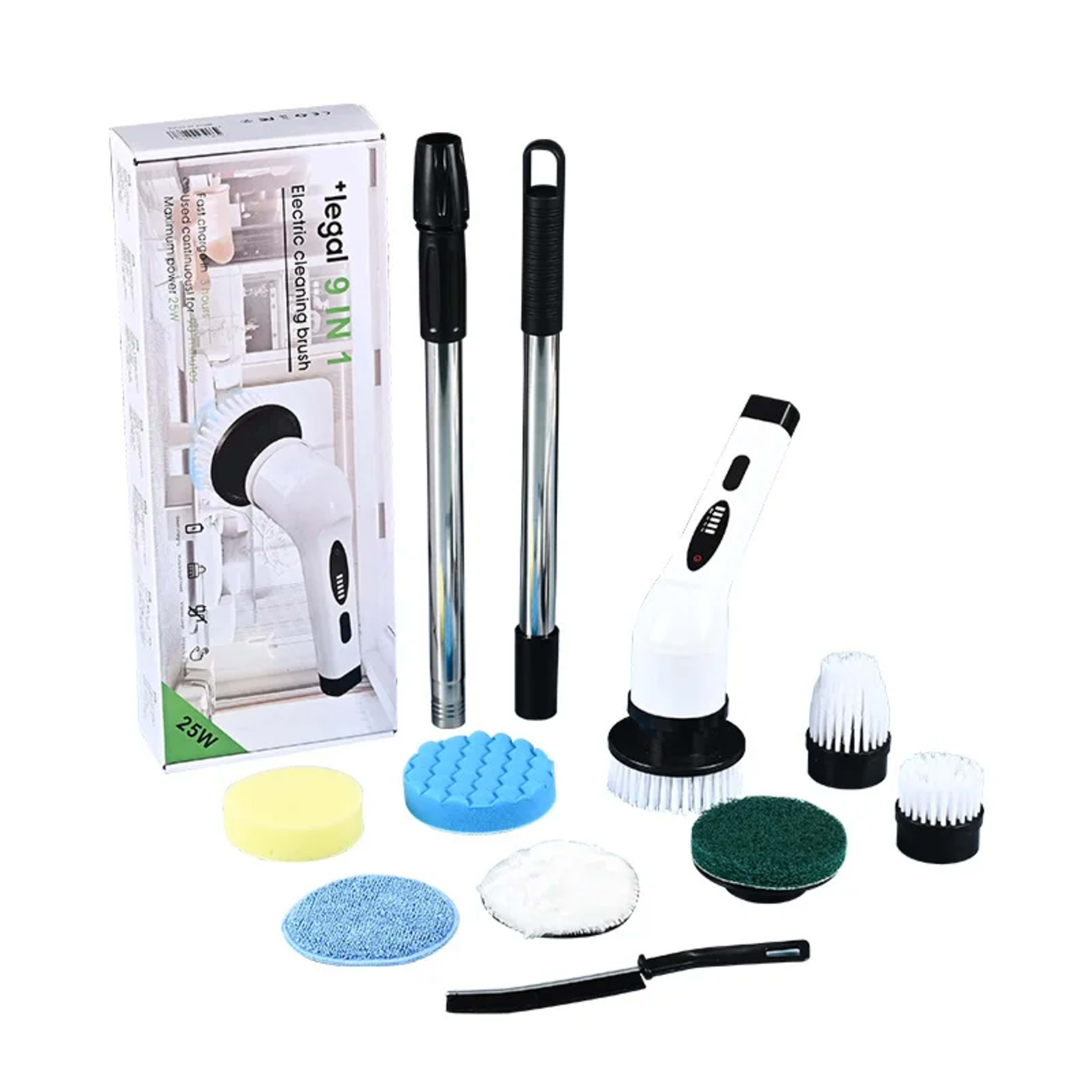 Kitchen and Bathroom Electric Cleaning Brush Charge Gadgets Products Supplies Household Tools Accessories Merchandises H 6