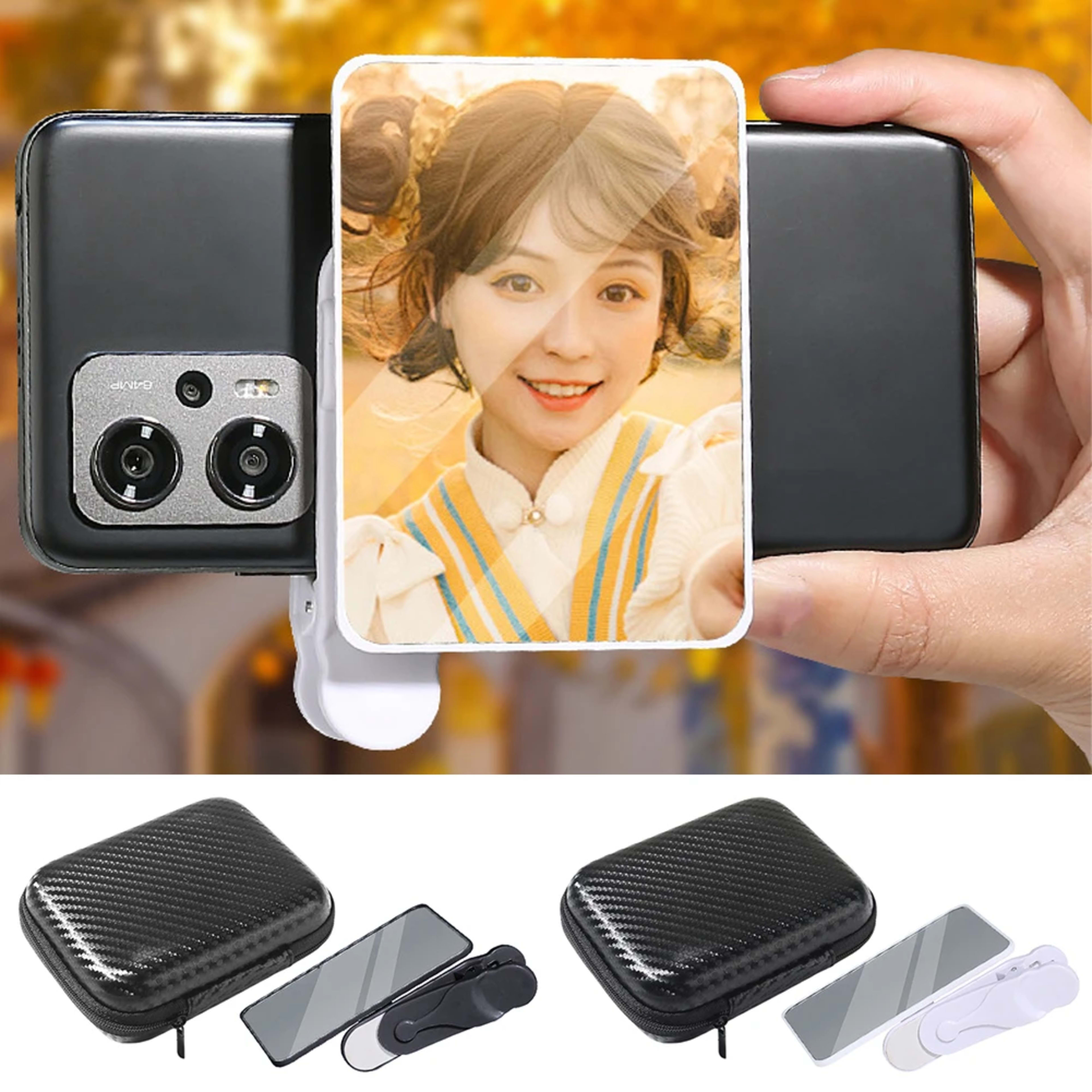 Universal Phone Reflection Photography Tool Travel Camera Mirror Attachment Outdoor Selfie Clip Phone Accessories 2