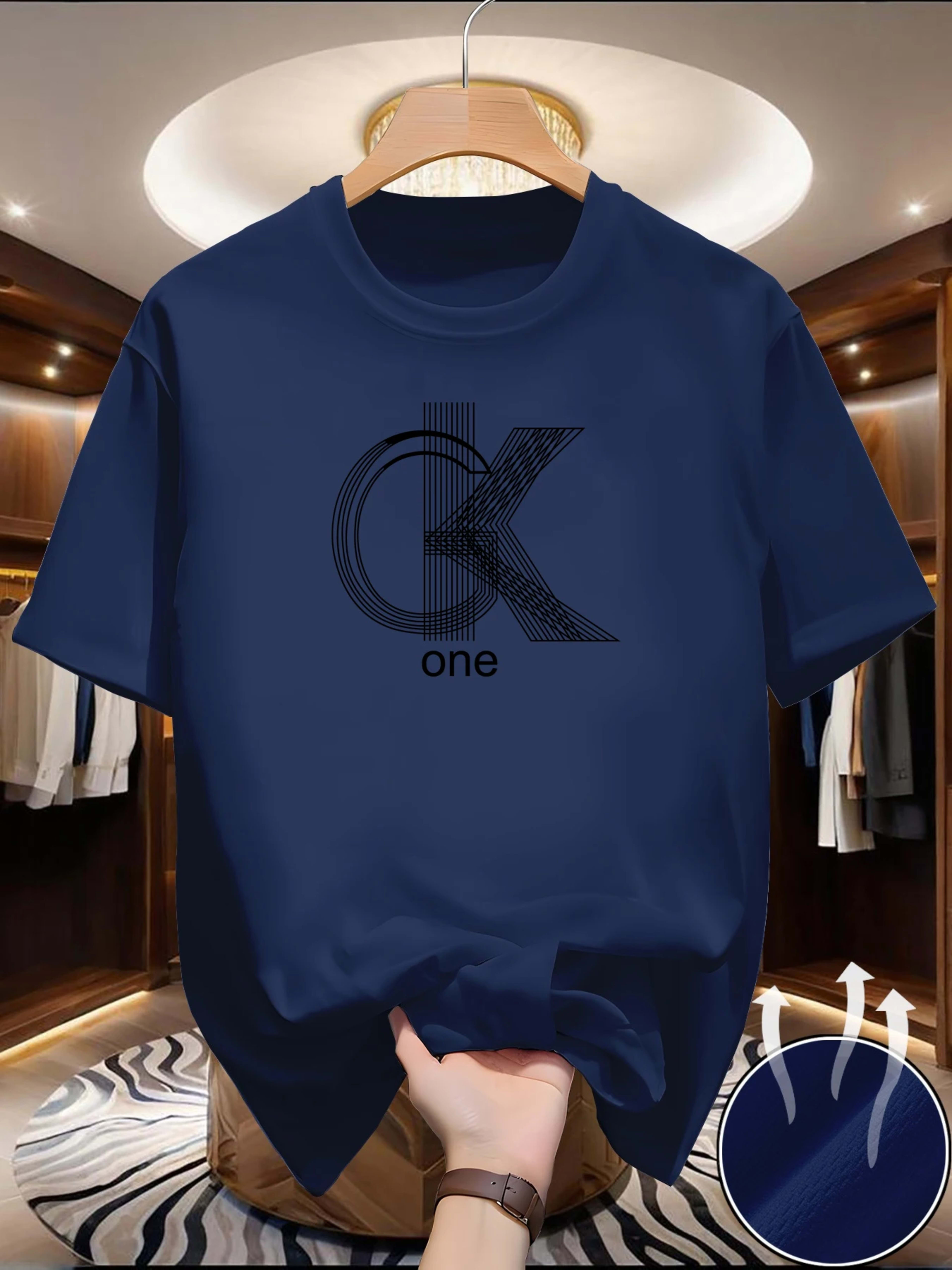 Men's Graphic T-Shirts - Casual crew neck, short sleeves, summer essentials, fashionable prints, comfortable clothing |  4
