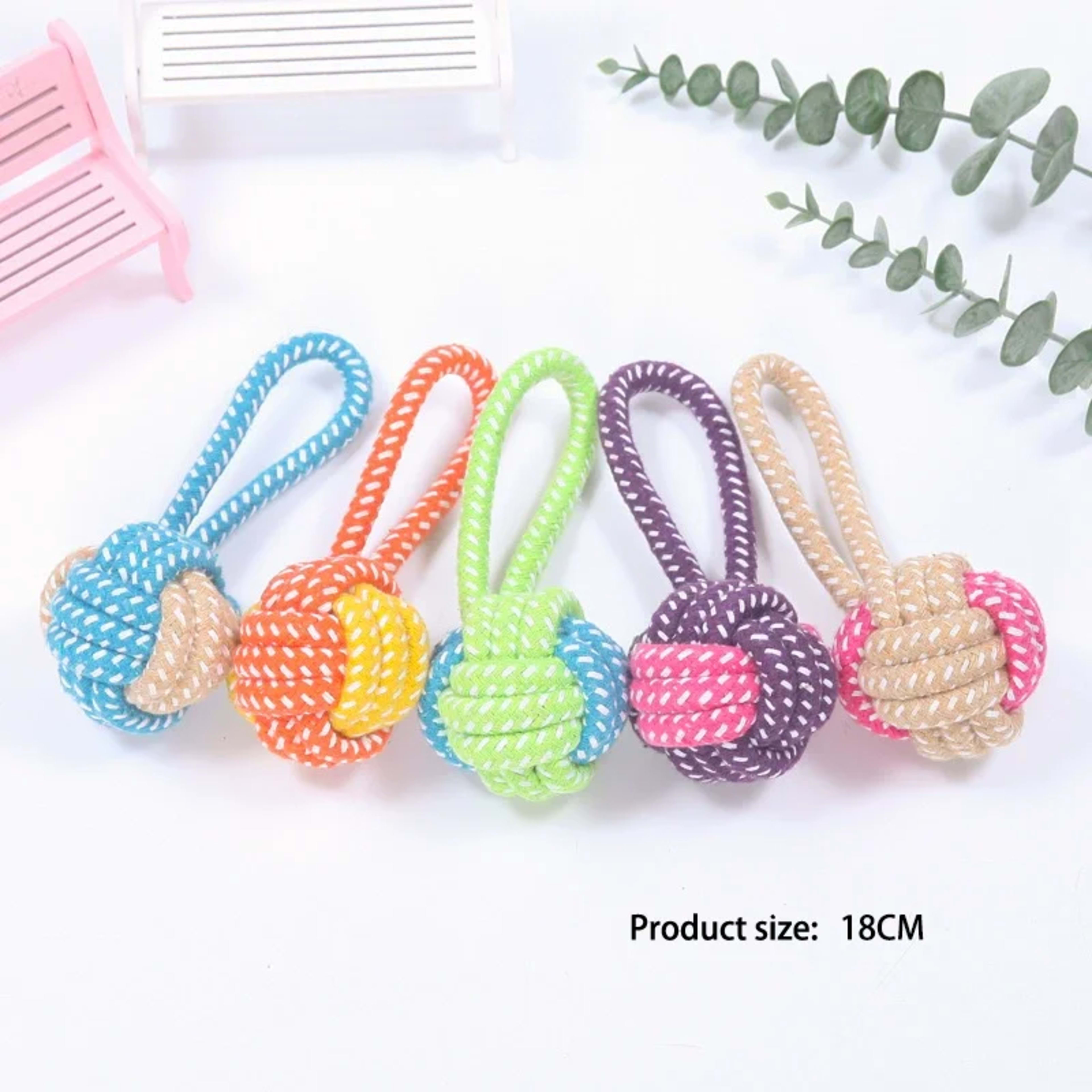 Pet Dog Toys for Large Small Dogs Toy Interactive Cotton Rope Mini Dog Toys Ball for Dogs Accessories Toothbrush Chew Pu 5