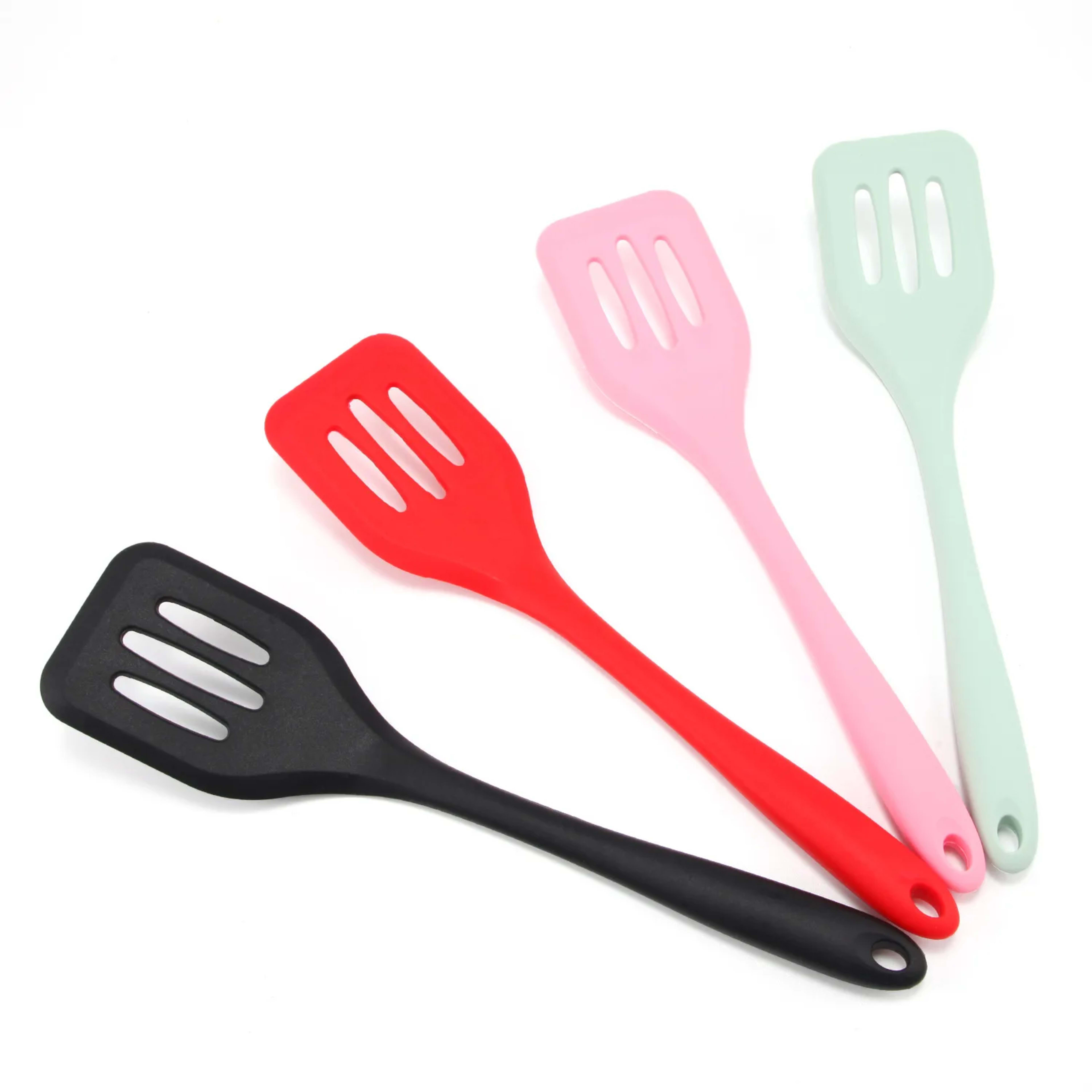 Kitchen Silicone Turners Gadgets Spatula Egg Fish Frying Pan Scoop Fried Shovel Slotted Turners Kitchen Tools Cooking Ut 1