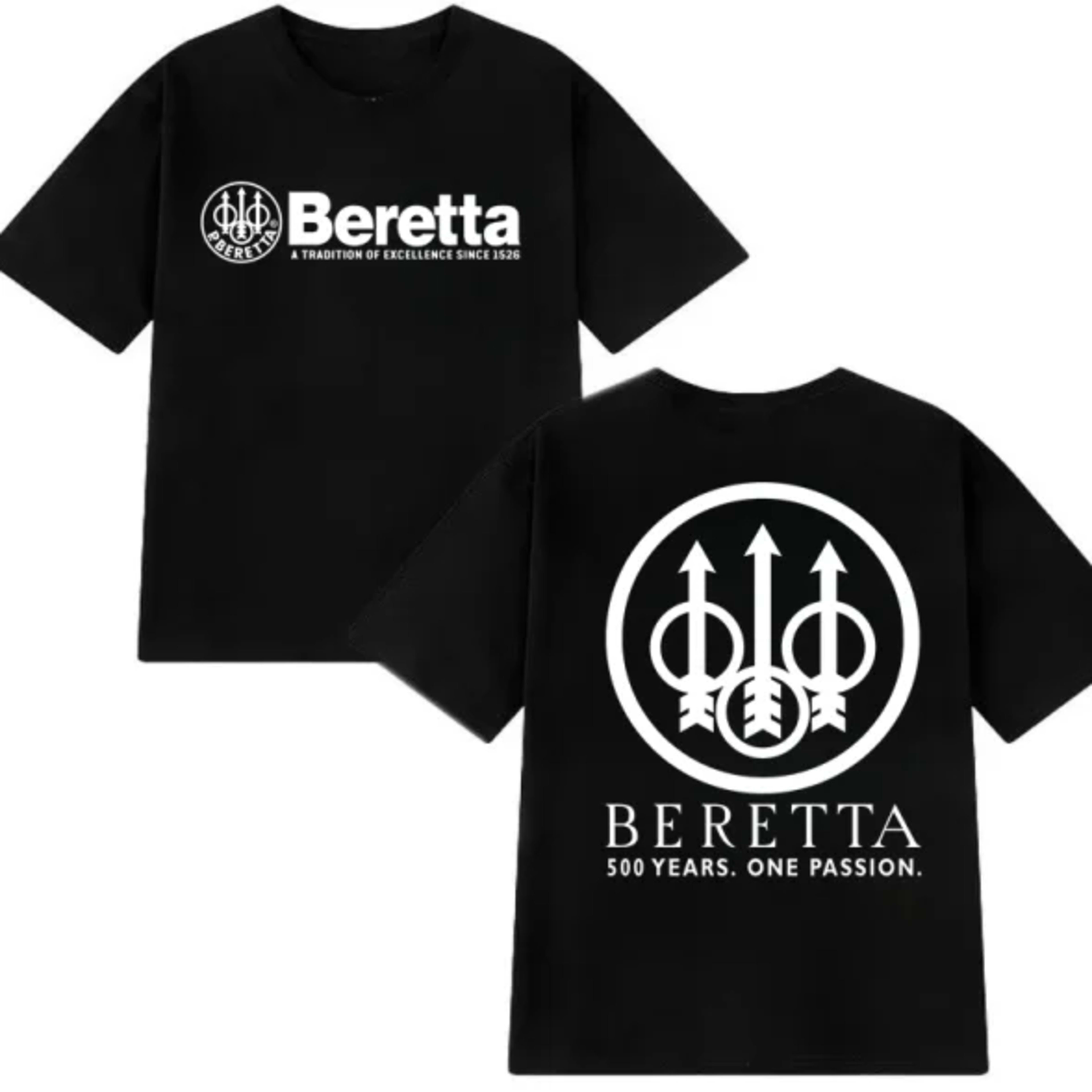 Men T Shirt Casual Berettas Guns Weaponry T-shirt Graphic Summer Sports Short Sleeves 100% Cotton Streetwear S-3XL Cool  7