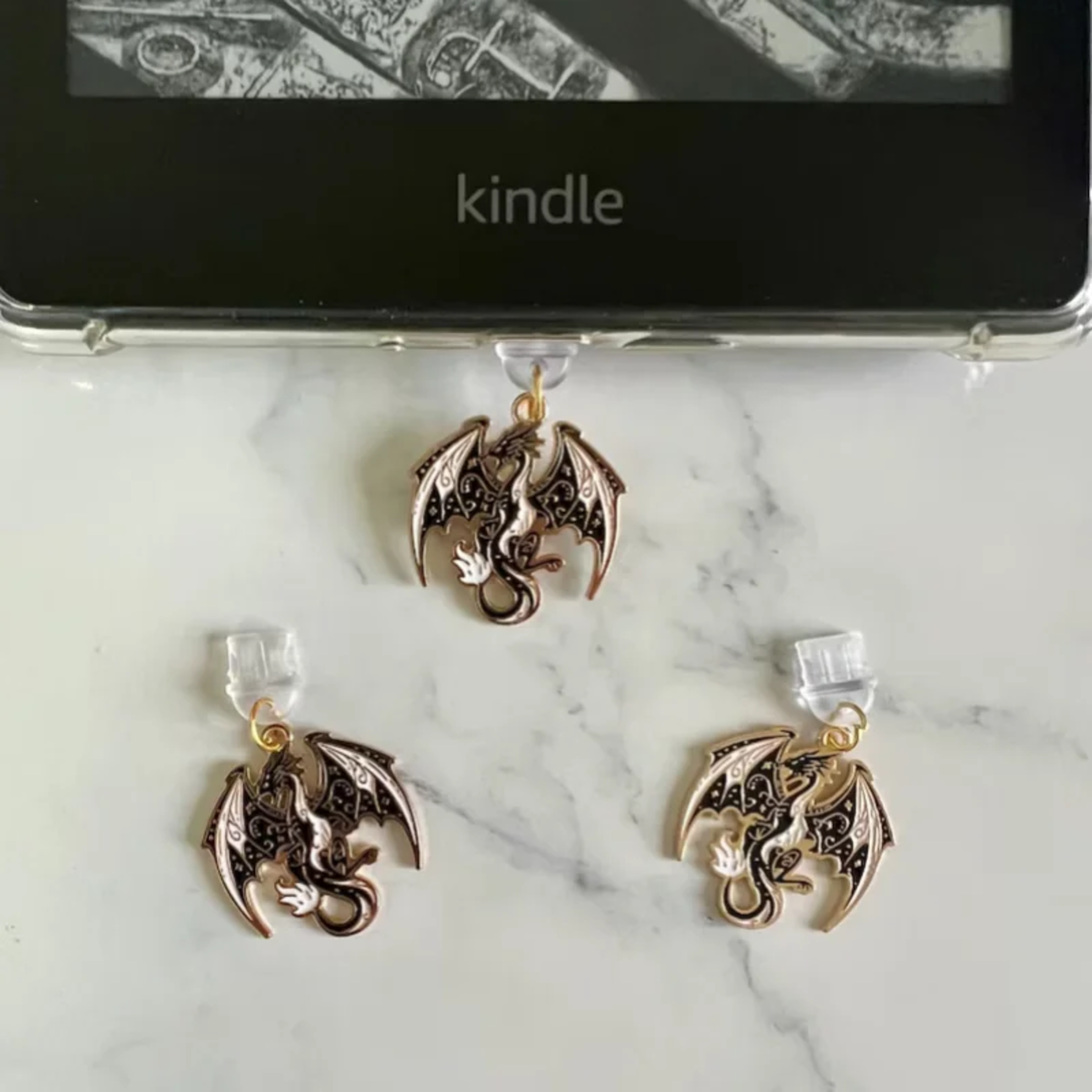 Phone Accessories  Phone Dust Plug Kindle Phone  Charm Celestial Dragon / Kindle Accessories /E-Reader Accessories 1