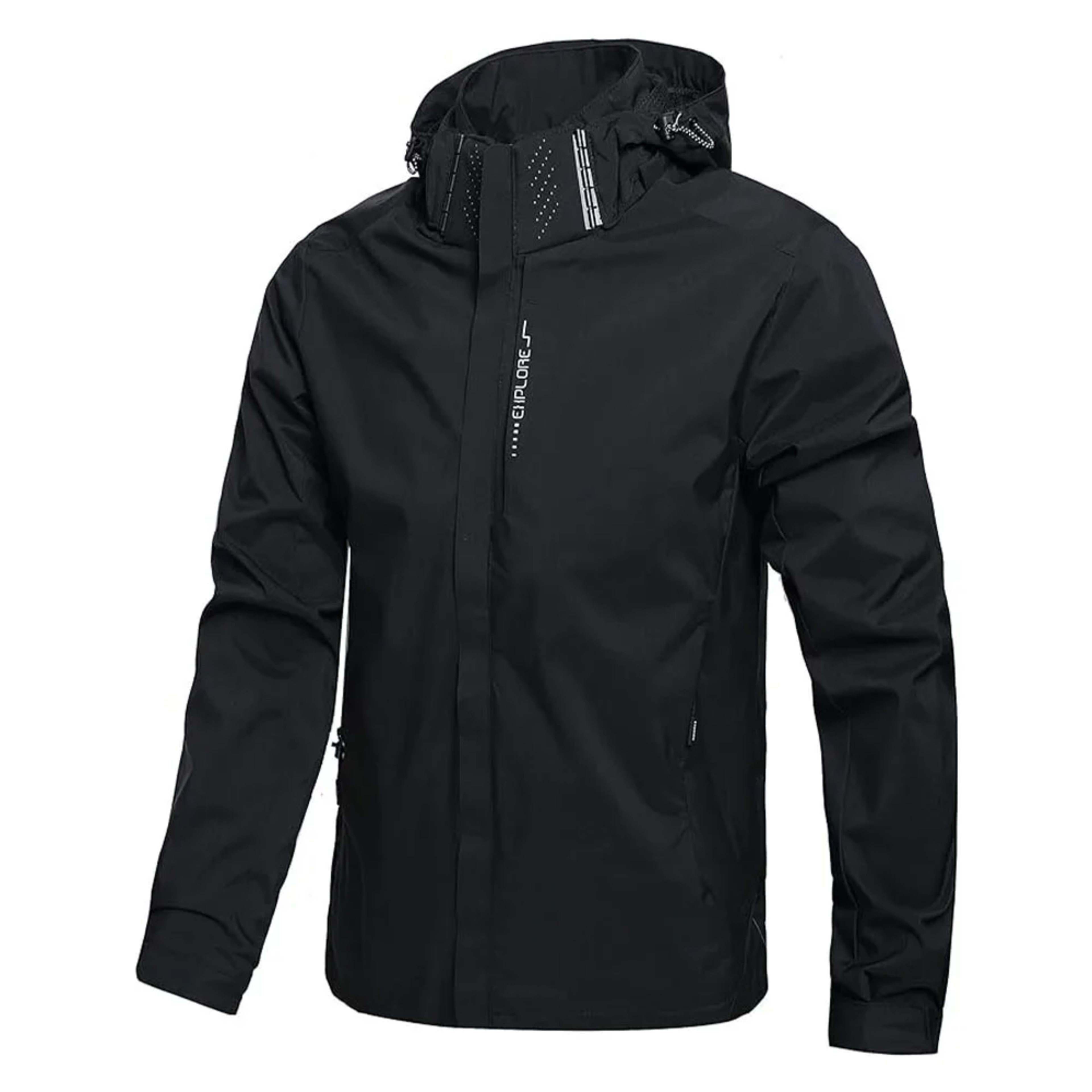 Men's Waterproof Rain Jacket Lightweight Outer Hooded Outdoor Raincoat Hiking Windproof Jacket Climbing Outdoor Jackets 1