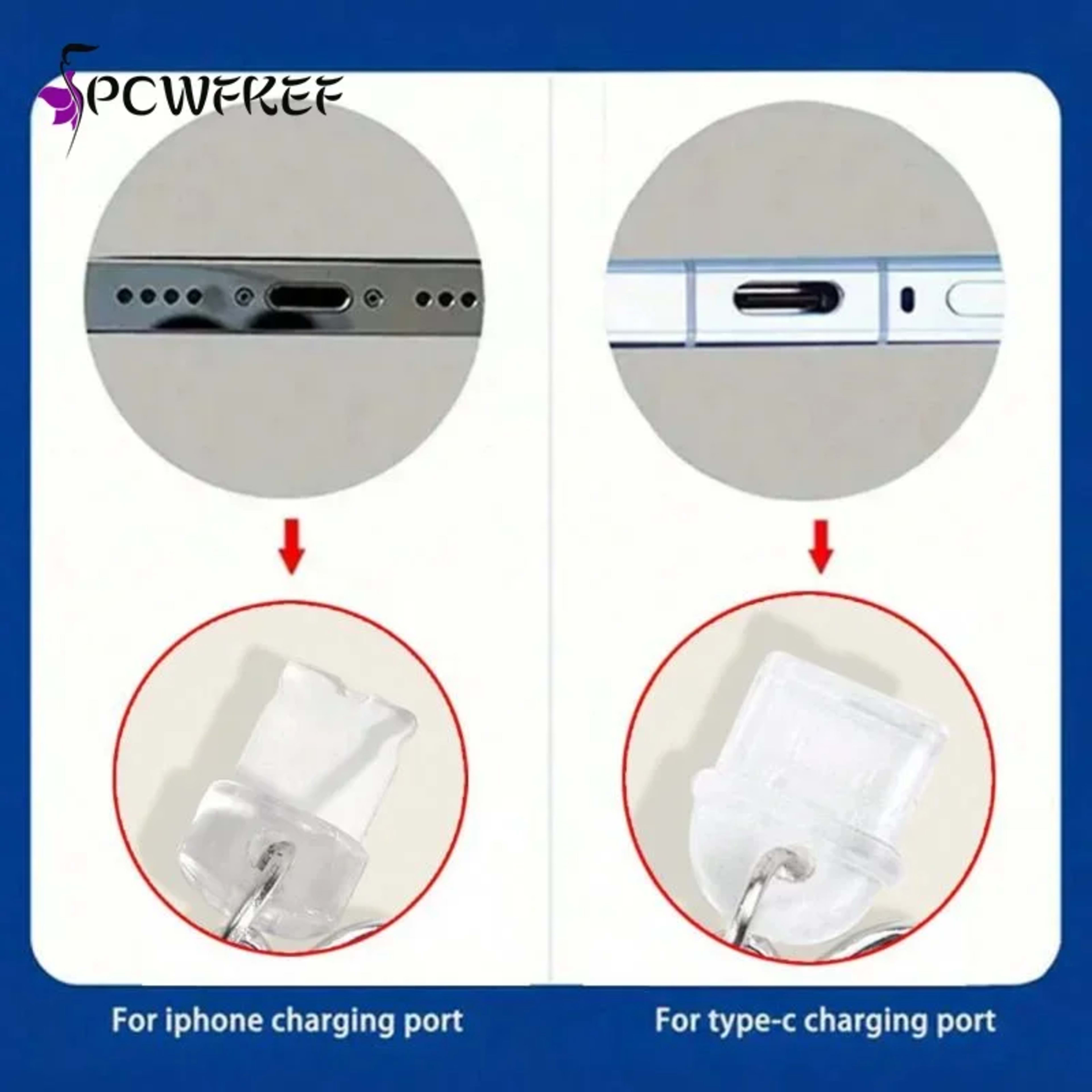 Sakura Flowers Phone Dust Plug Accessories Decoration Hanging Pendant For Phone Charging Port 2