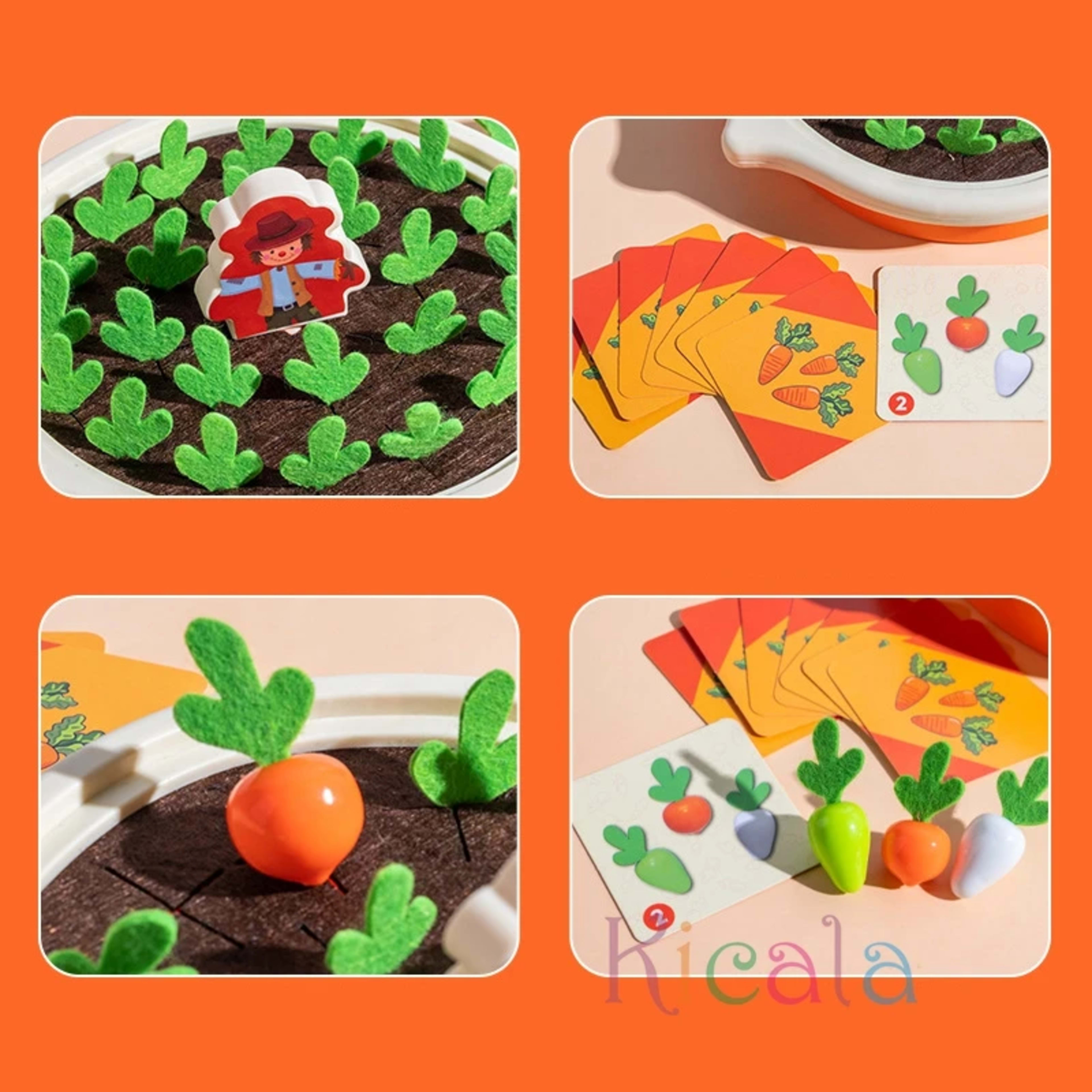 Baby Montessori Toys For Toddler Toys Educational Colorful Shape Toy Pull Carrot Set Counting Discouvery Toys For Kids L 6