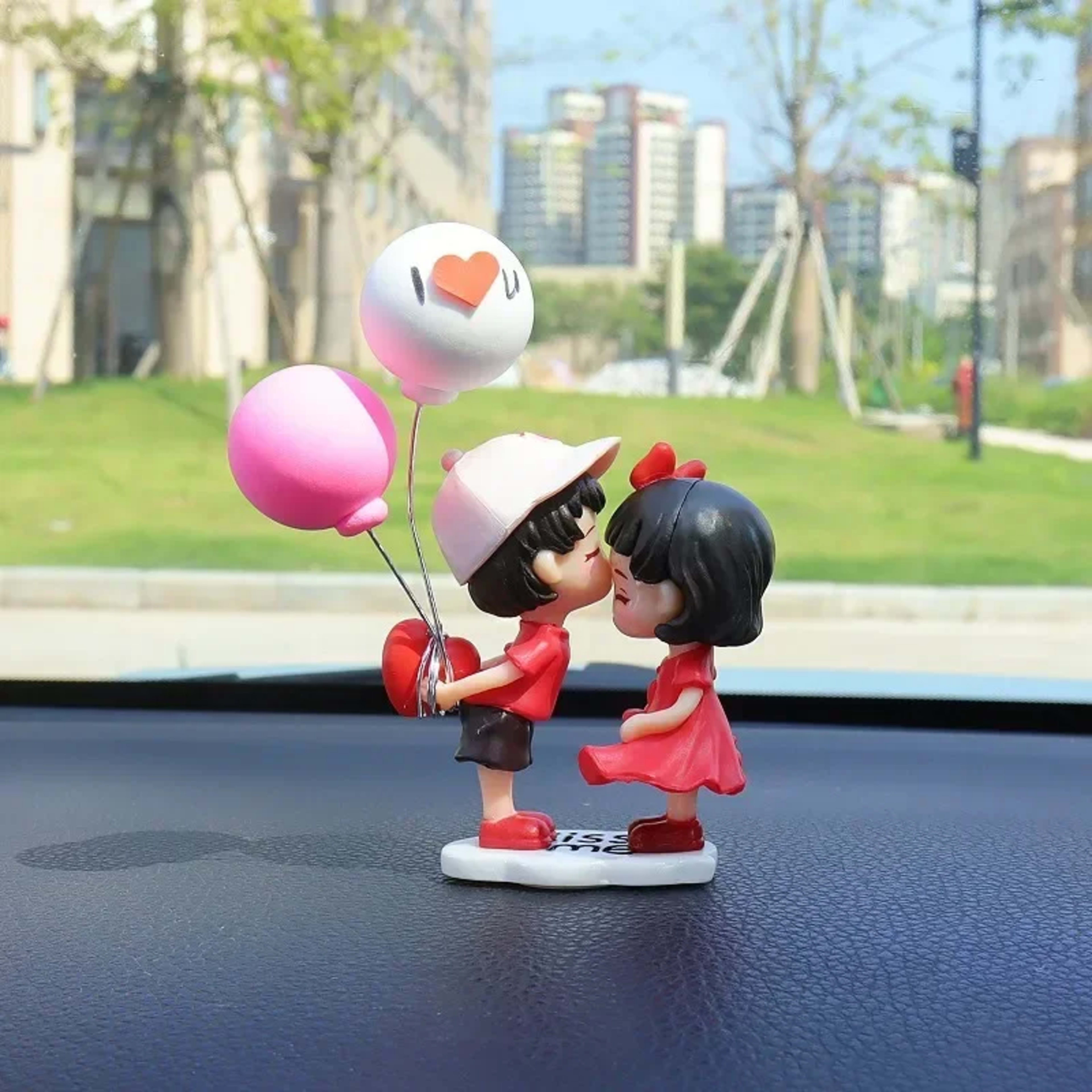Car Accessories Interior Woman Ornament Cute Creative Desktop Couple Valentine's Day Present Car Center Console Decorati 8