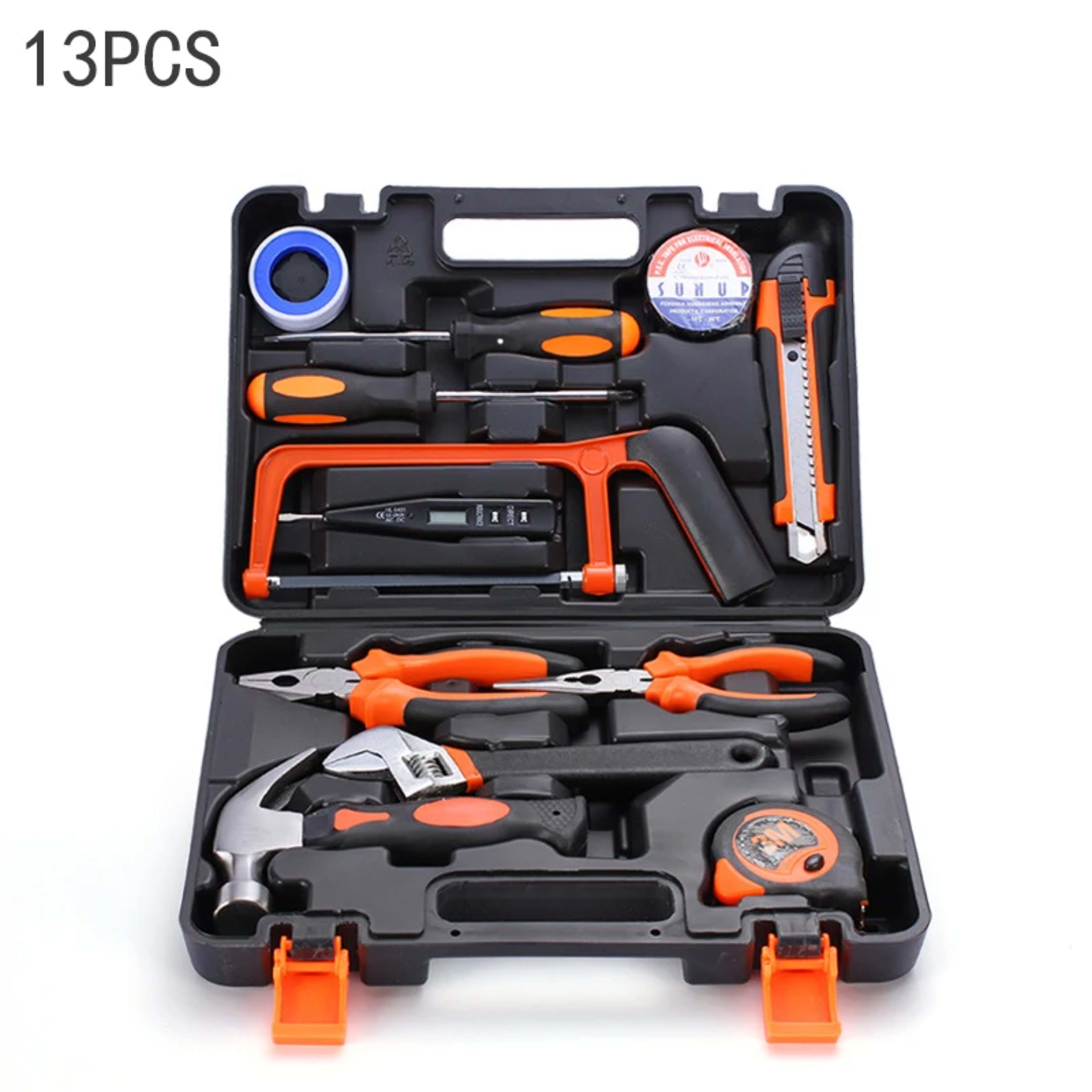Household DIY Hardware Tools Set Toolbox Electrician Carpenter Multi Functional Portable Manual Repair Tool Combination  9