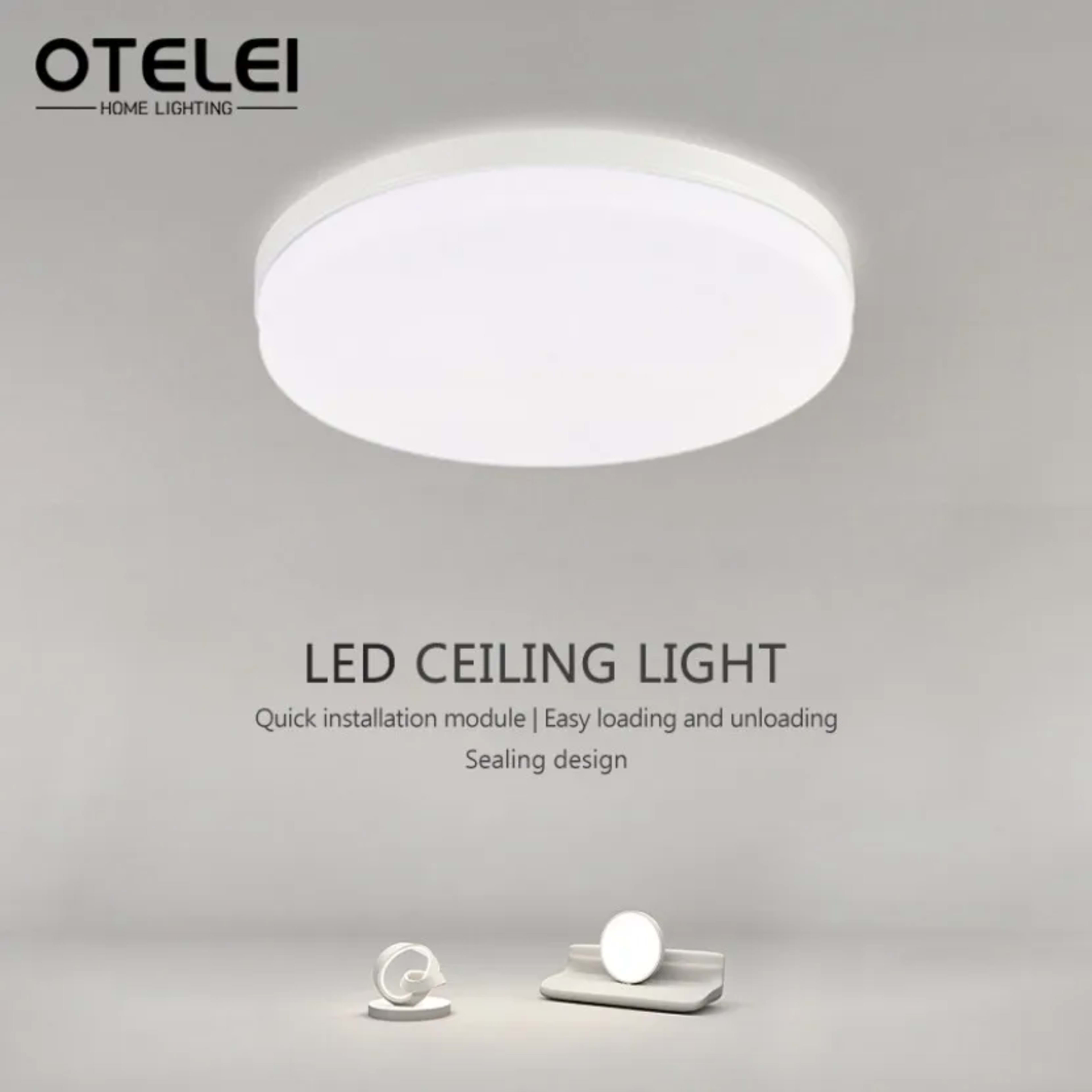 LED Ceiling Light Modern Circular Ultra-thin Light Fixture Bedroom Living Room 18W 24W 36W 48W Indoor Home Decoration Li 1