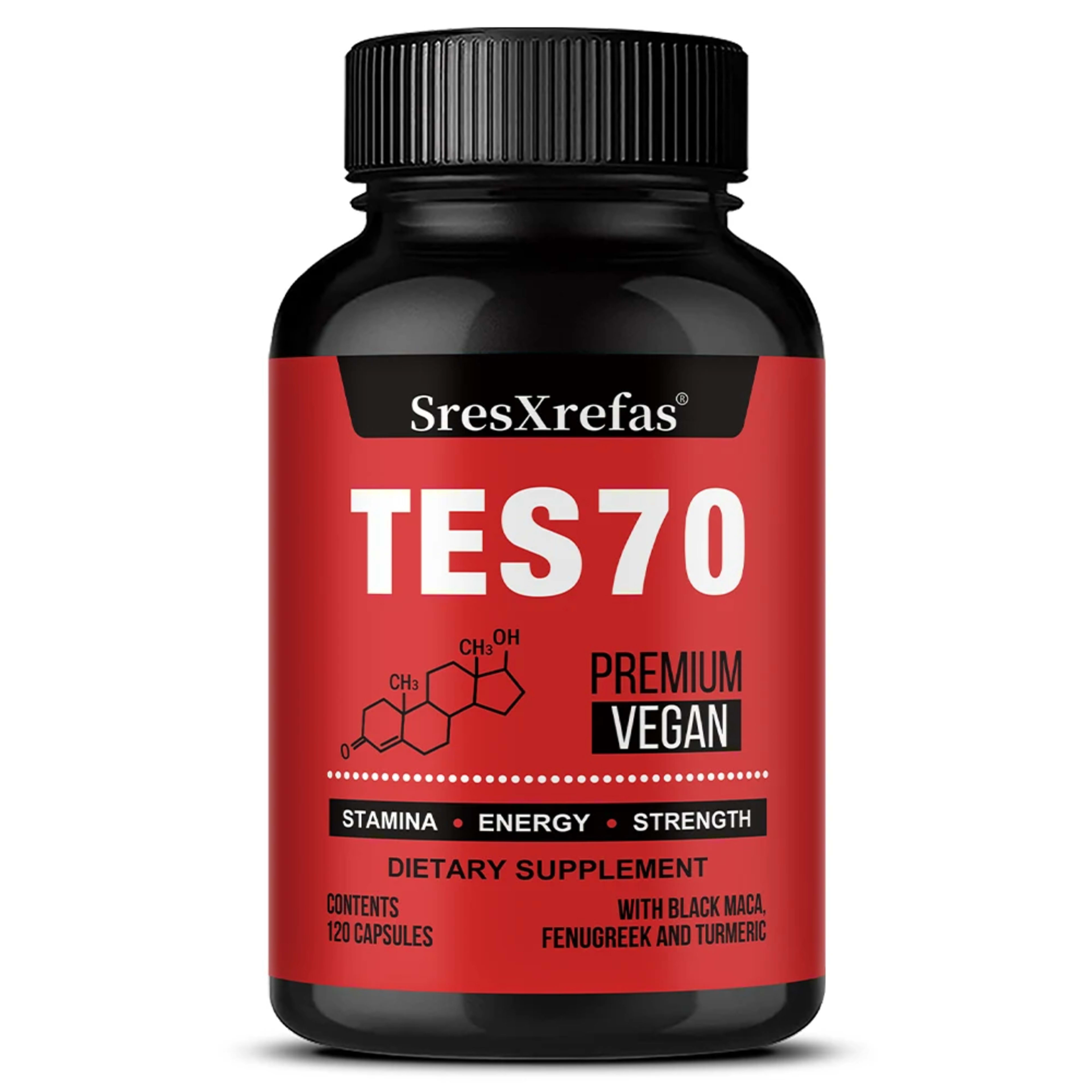 Fenugreek Supplement Capsules, with Turmeric, Black Maca, Endurance, Energy, Strength Support, Improves Mood, Overall He 8