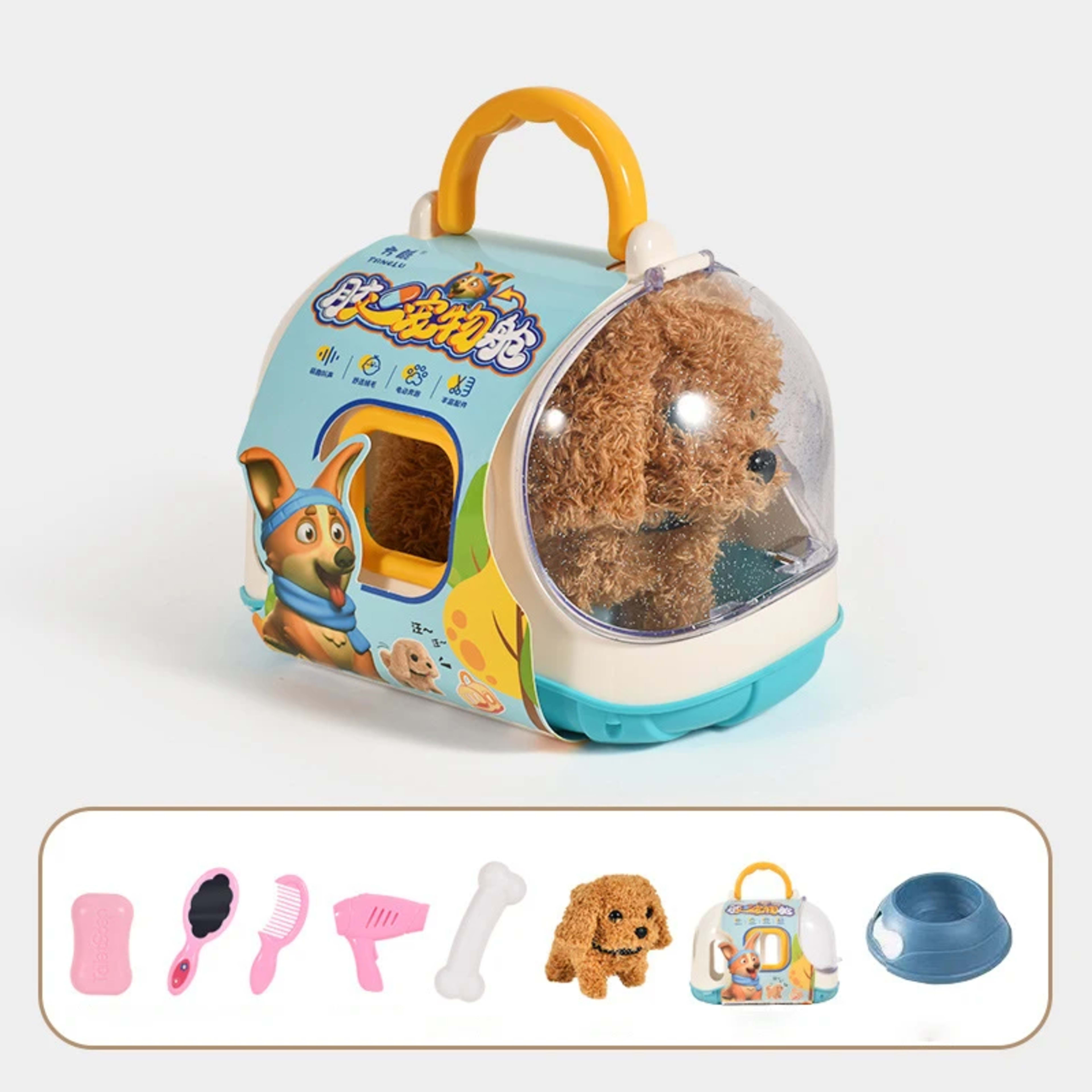New Electronic Pet Dog Toy Walking Interactive Dog Plush Doll Toys Vibrating Automatic Moving Electric Puppy Gift For Ba 8