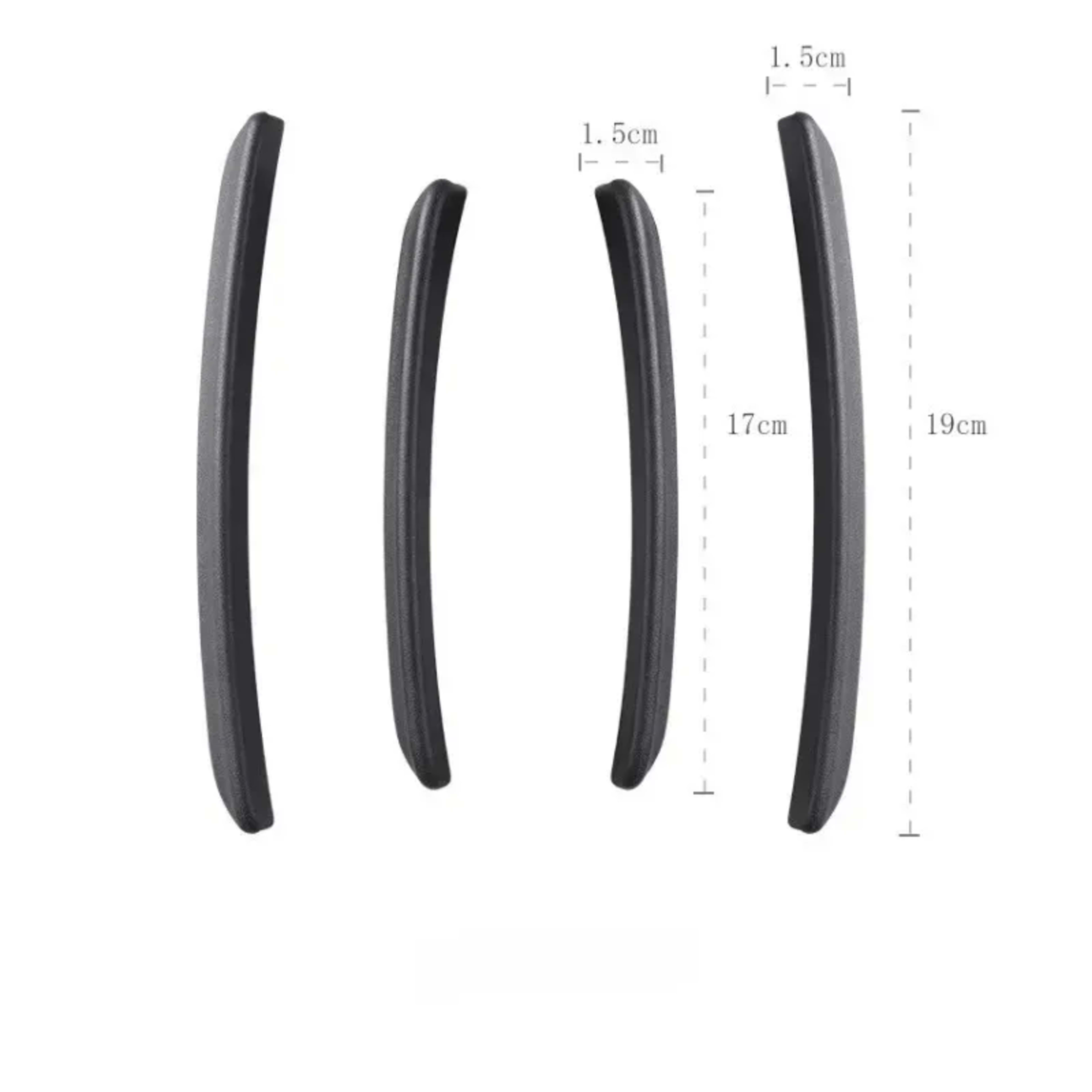 Car Accessories Popular  A Set Sut for Mud Flaps Arch Wheel Eyebrow Lips Strips Sticker Trim for Golf 8 Car Fender Flare 3