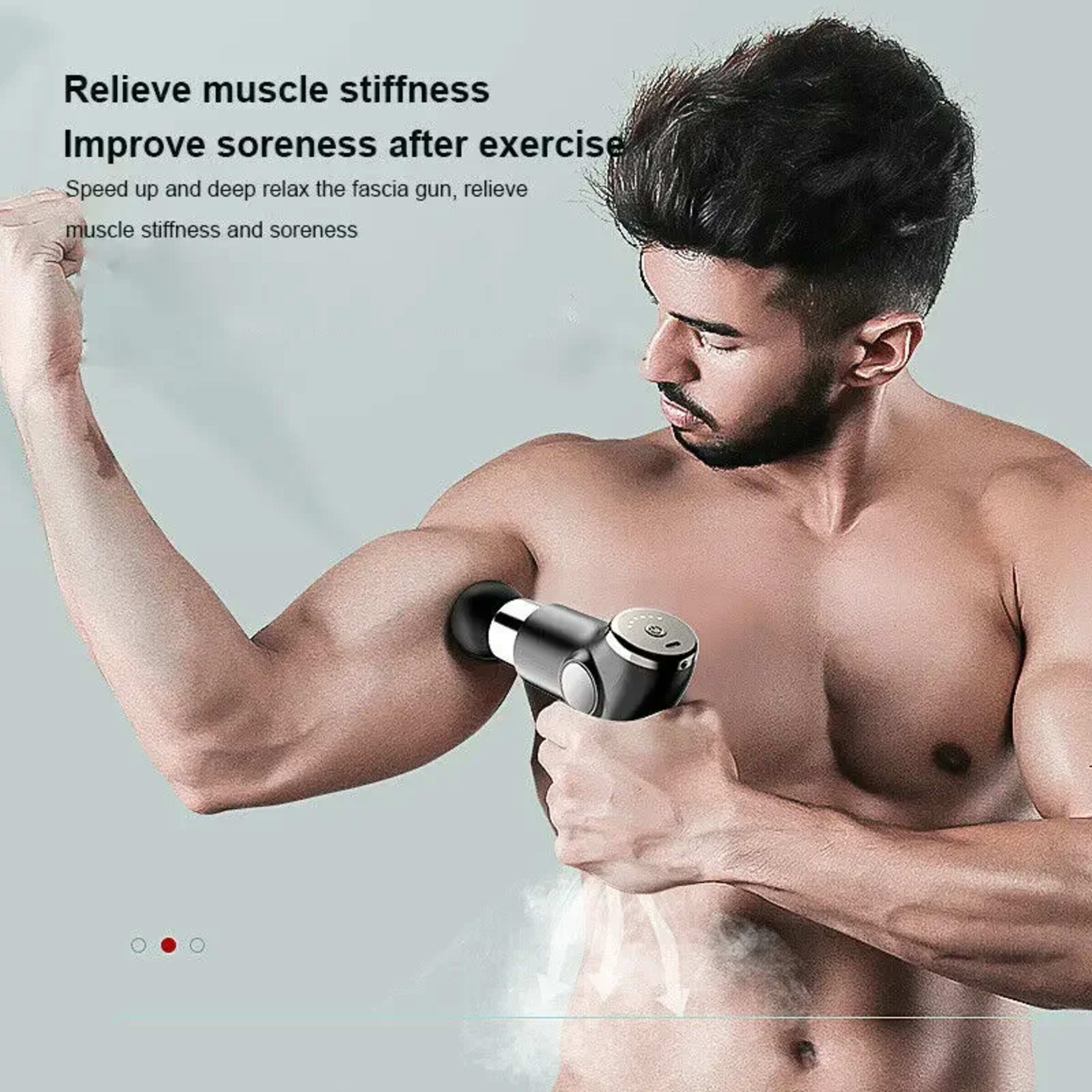Massage Gun Deep Tissue Percussion Muscle Massager Fascial Gun For Pain Relief Body Neck Vibrator Fitness перкуссионный  2