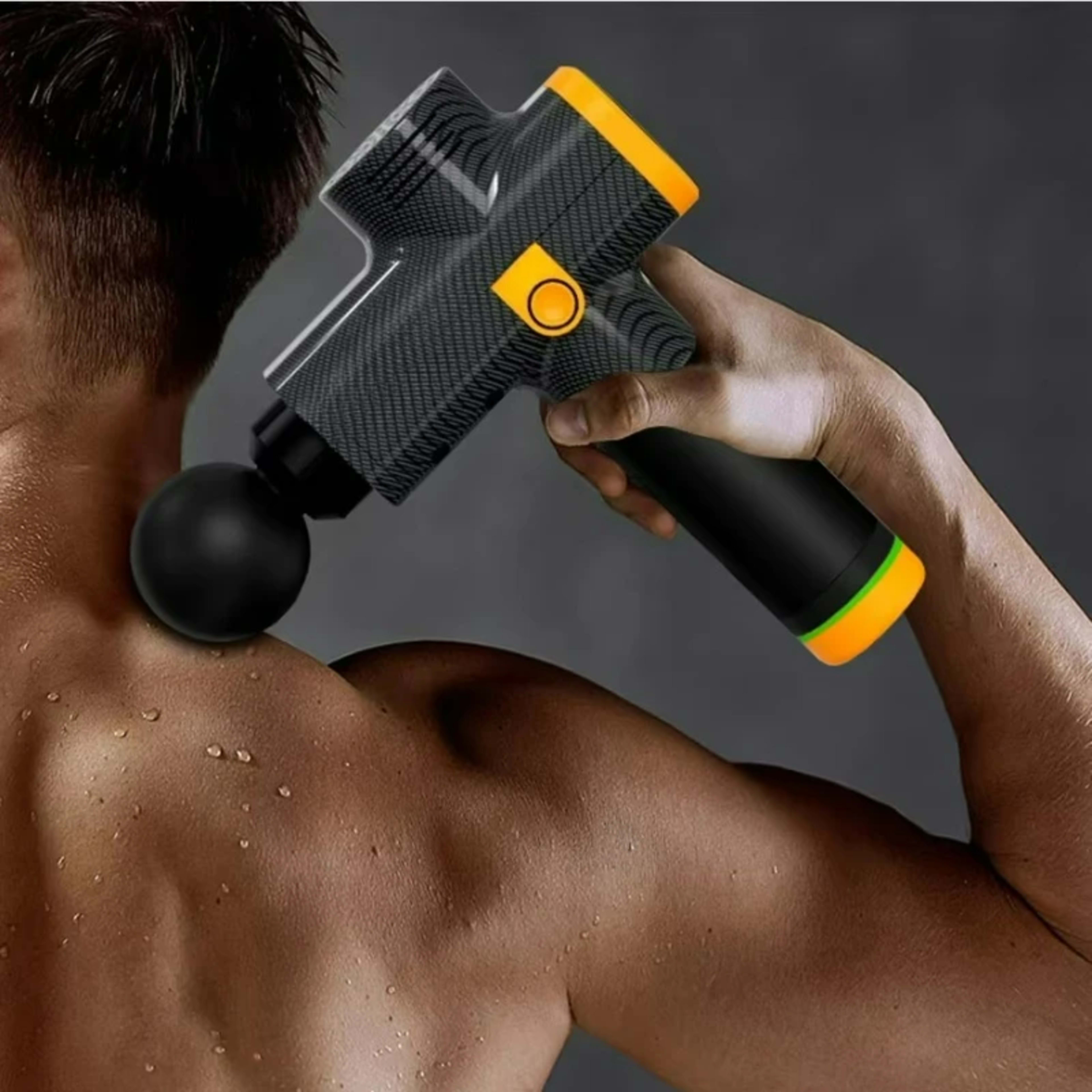 Massage Gun Muscle Relaxation Deep Tissue Massager Dynamic Vibrator Back Portable Handheld Display Fascia Gun Massage 2